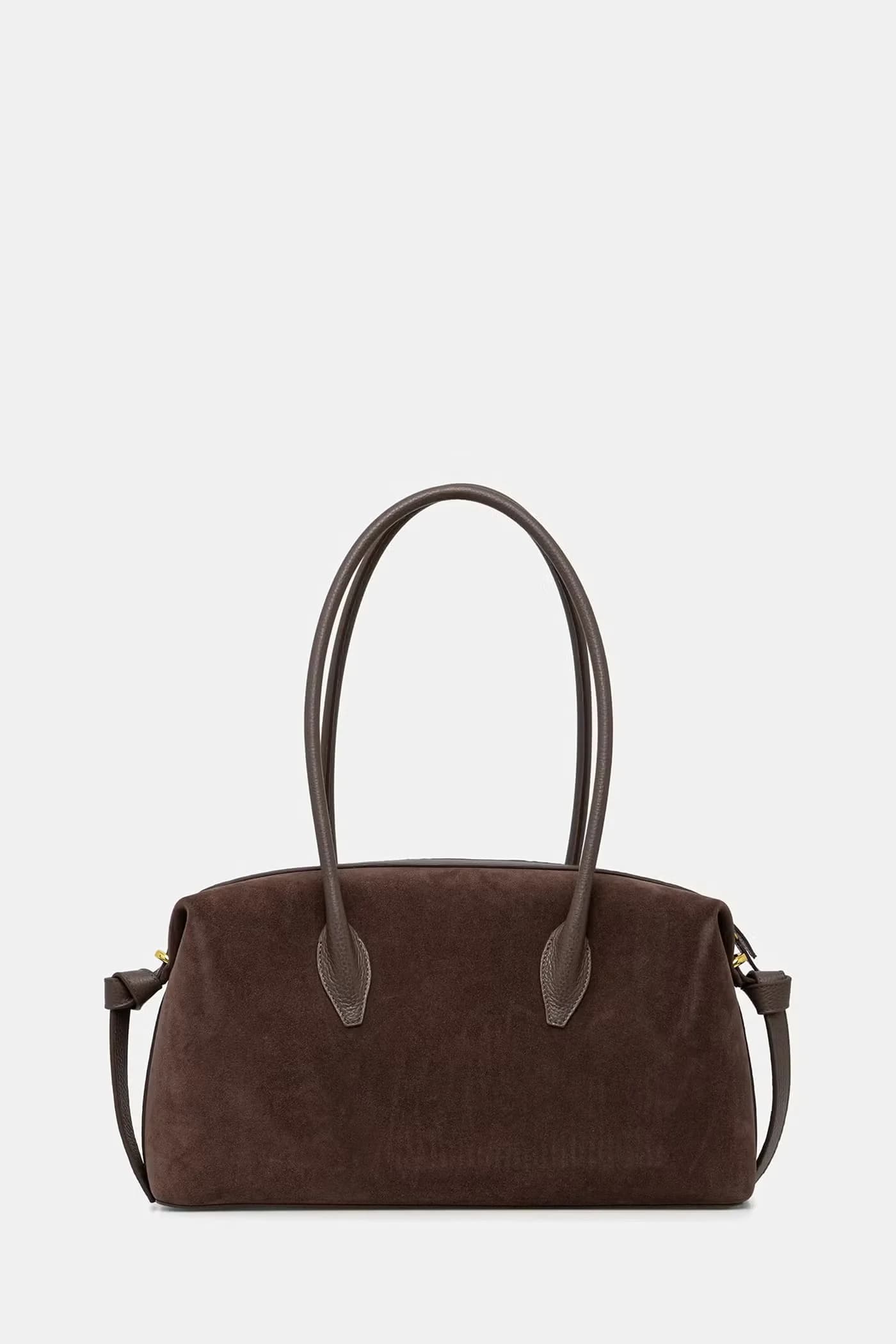 Замшевая женская сумочка BRIOCHE DUFFLE - фото 3
