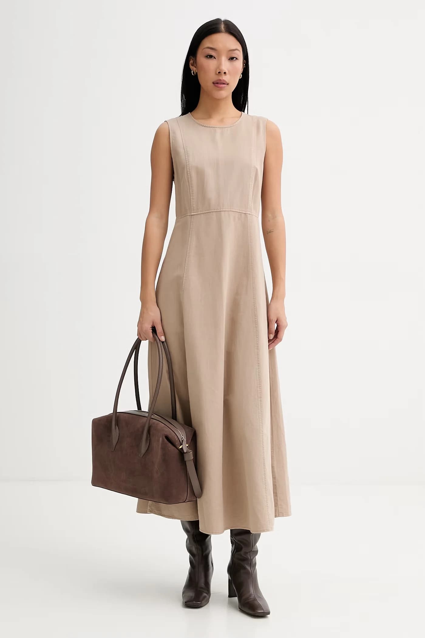 Замшевая женская сумочка BRIOCHE DUFFLE - фото 6