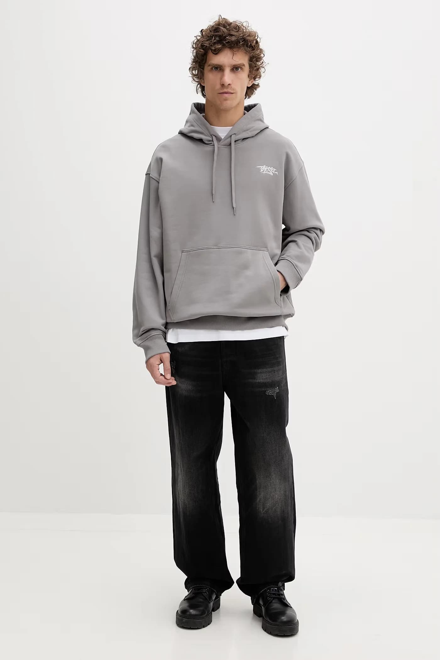 Мужская толстовка из хлопка S-MACS-HOOD-V2 - фото 2