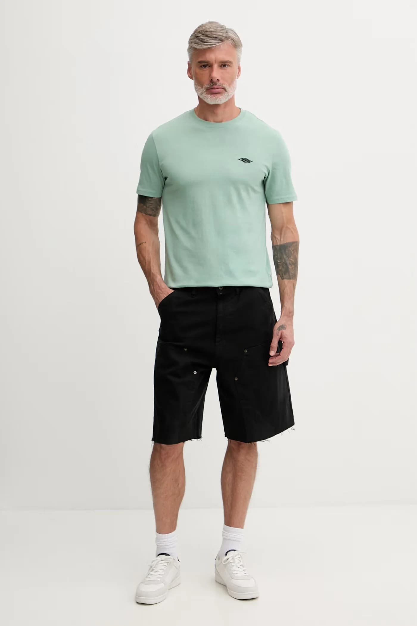 Мужская хлопковая футболка STREAMLINE EMBROID TEE - фото 2