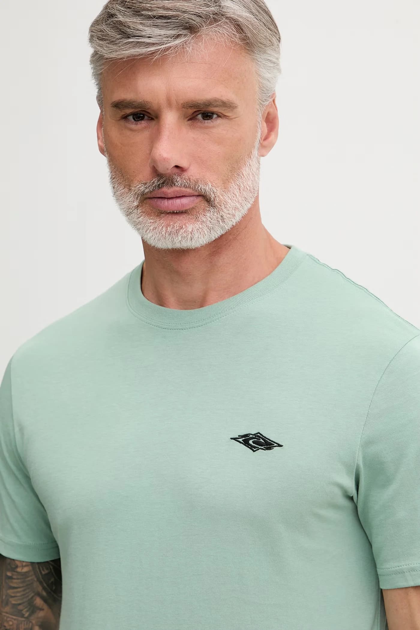 Мужская хлопковая футболка STREAMLINE EMBROID TEE - фото 4