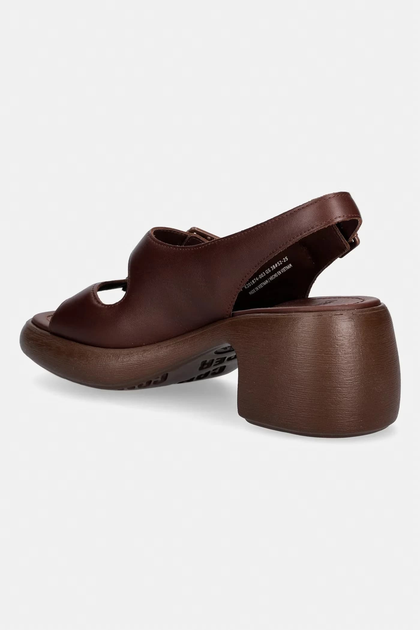 Кожаные босоножки на высоком каблуке Thelma Sandal - фото 3
