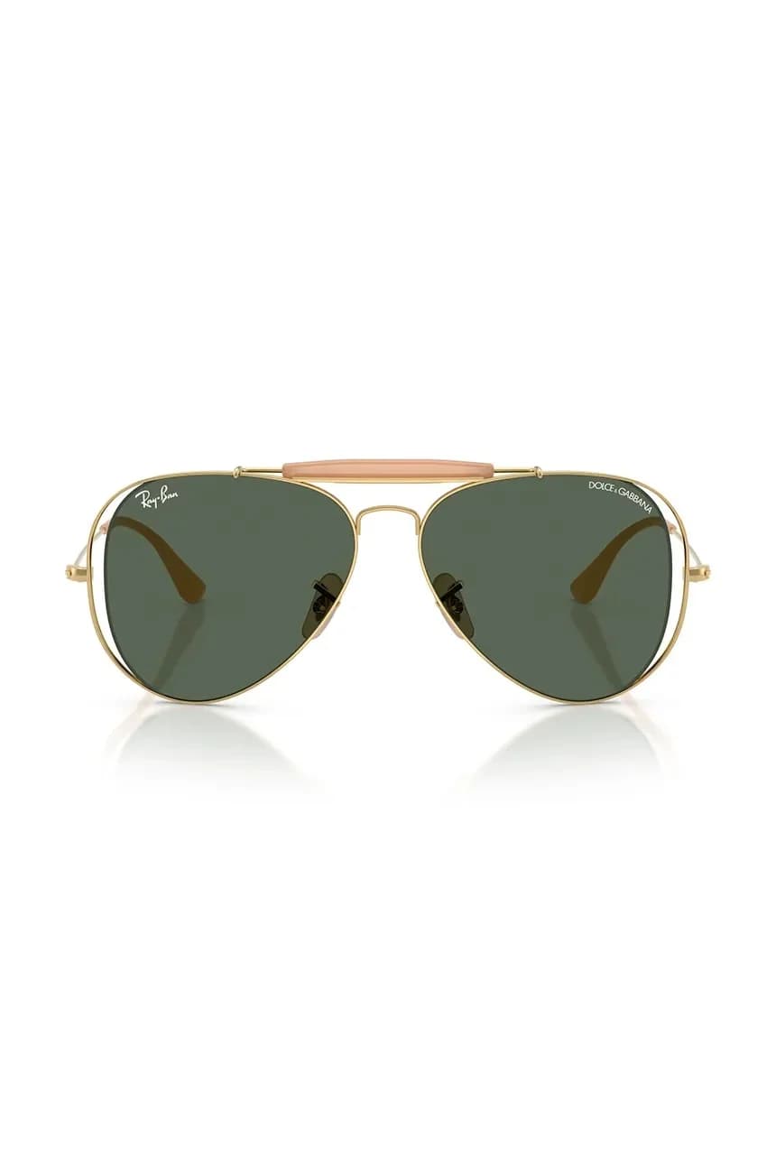 Женские солнцезащитные очки-авиаторы Ray-Ban X DOLCE&GABBANA - фото 3