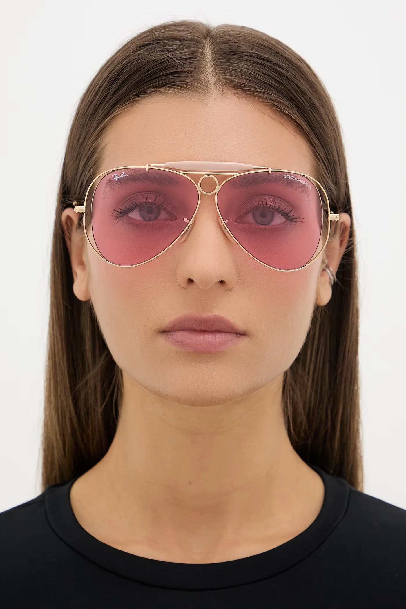 Женские солнцезащитные очки Ray-Ban X DOLCE&GABBANA - фото 7