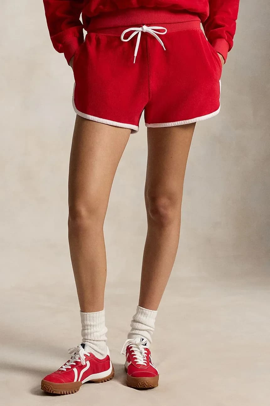 Шорты женские хлопковые LT WT COTTON TERRY-KNT-SHORTS - фото 1