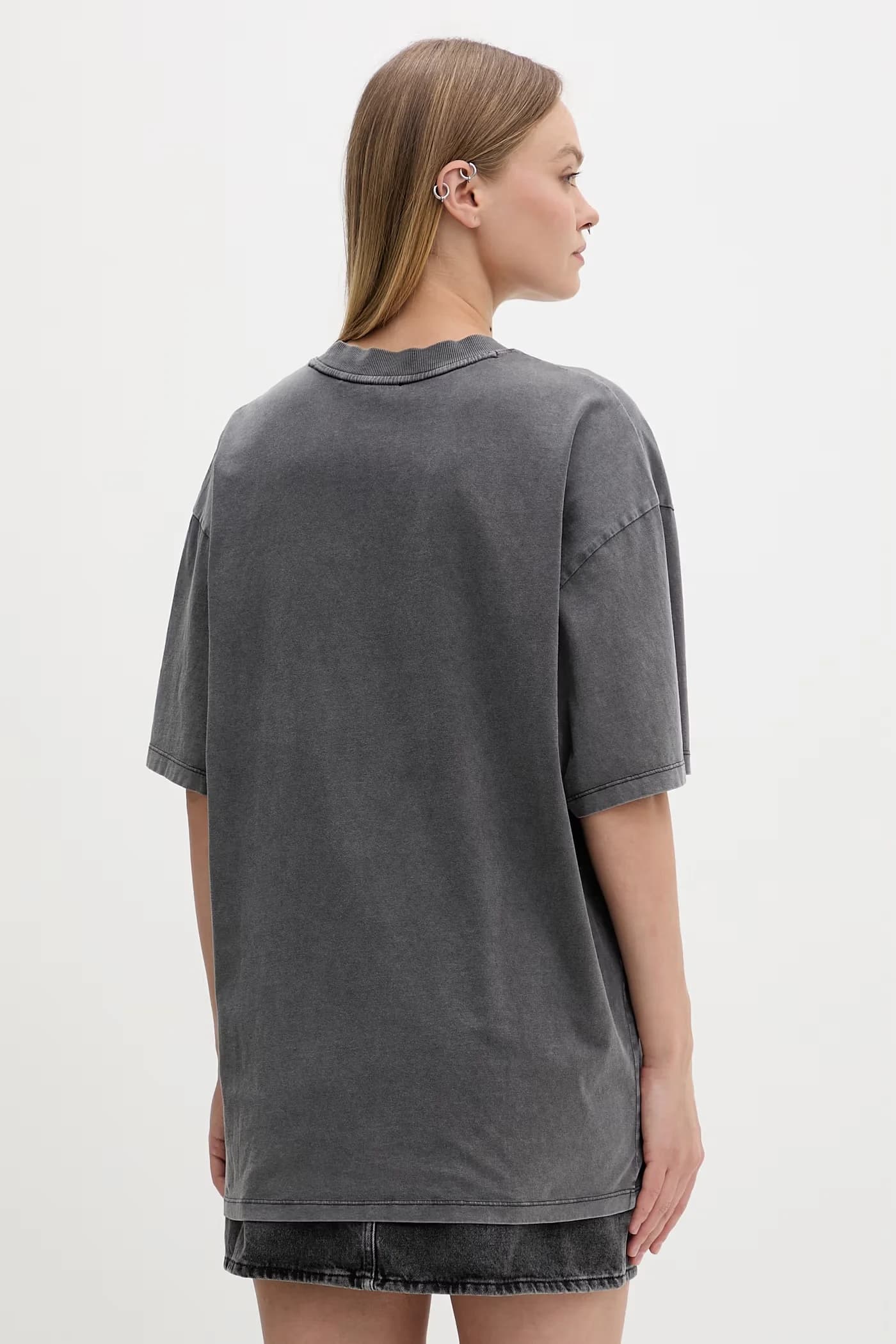 Женская хлопковая футболка Oversized_Tee_B - фото 3