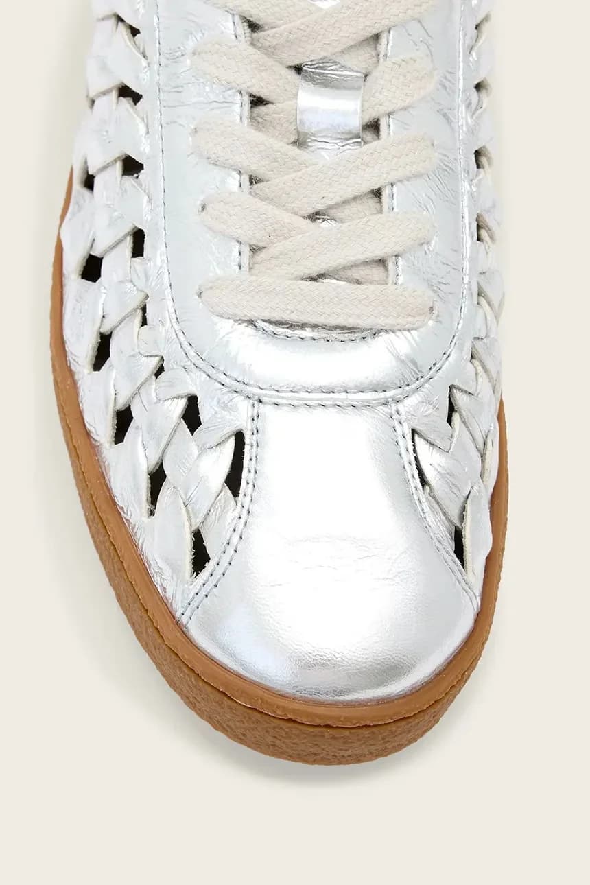 Velma Woven Sneaker, женские кожаные кроссовки - фото 5
