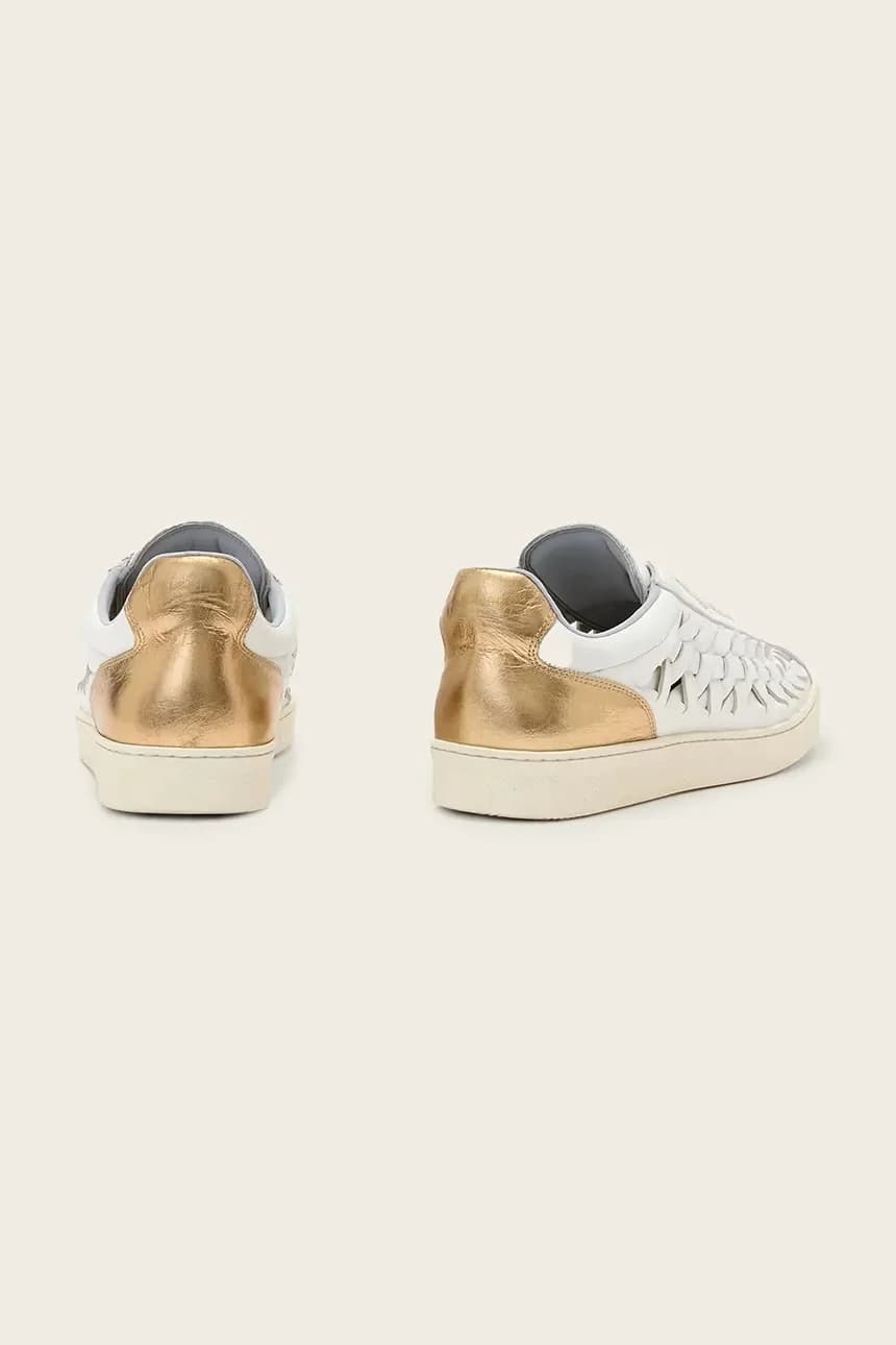 Velma Woven Sneaker, женские кожаные кроссовки - фото 3