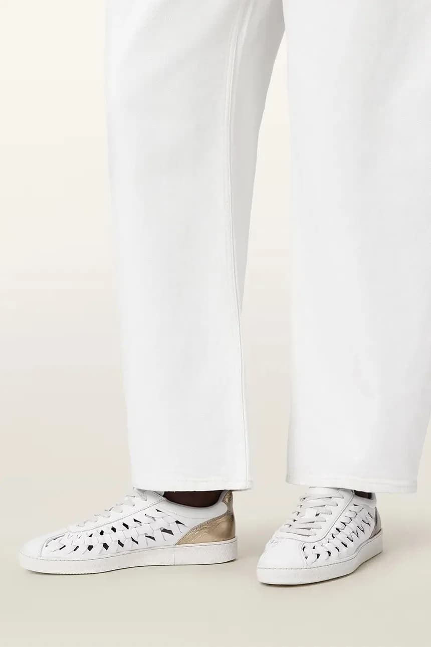 Velma Woven Sneaker, женские кожаные кроссовки - фото 6