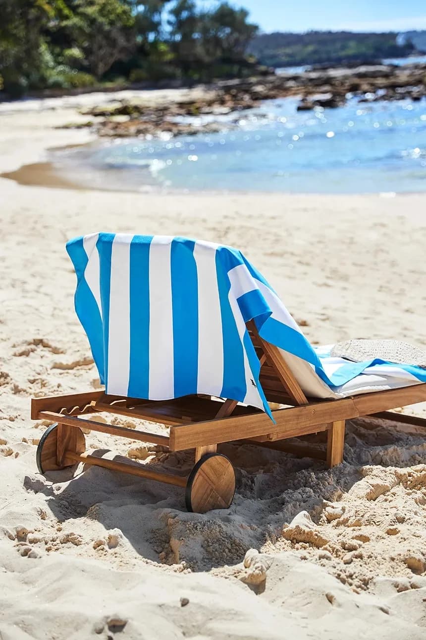 Bondi Blue быстросохнущее пляжное полотенце 200 х 90 см. - фото 5