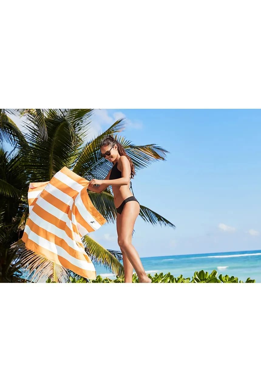 Быстросохнущее пляжное полотенце Ipanema Оранжевое 160 x 90 см - фото 6