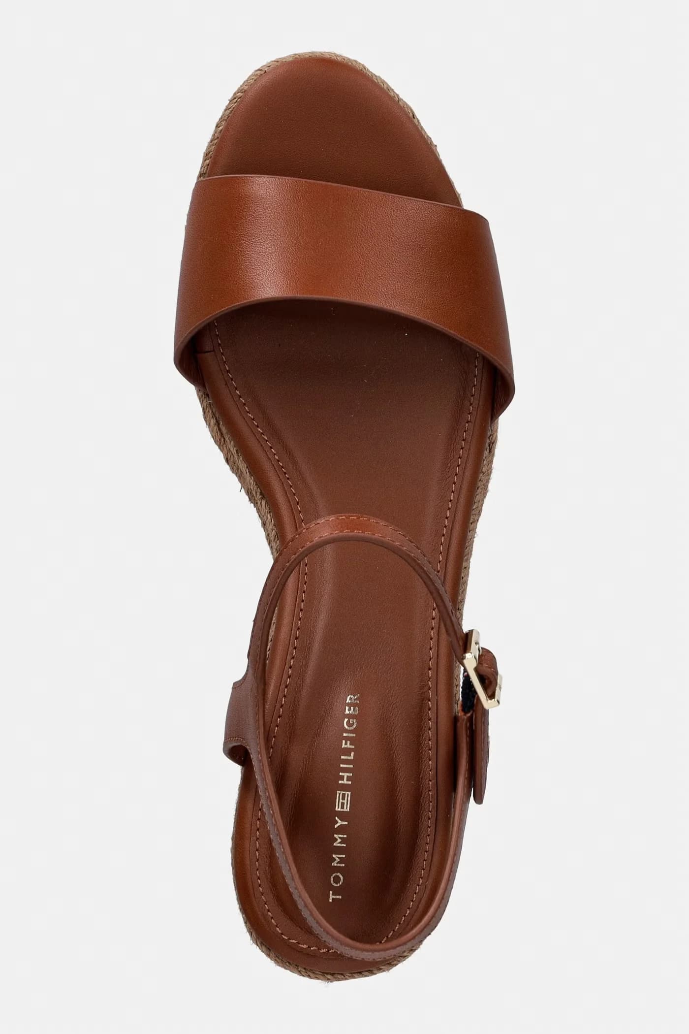 Кожаные босоножки на танкетке MID WEDGE ESPAD LEATHER - фото 4