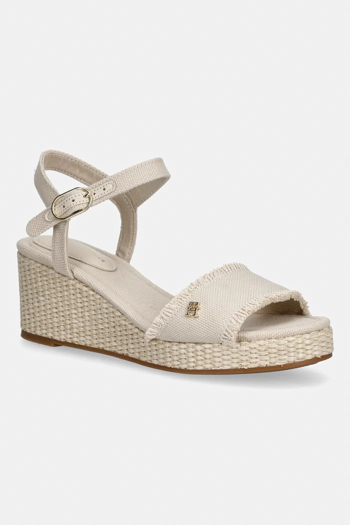 Босоножки на танкетке MID WOVEN WEDGE ESPAD FRINGE - фото 1