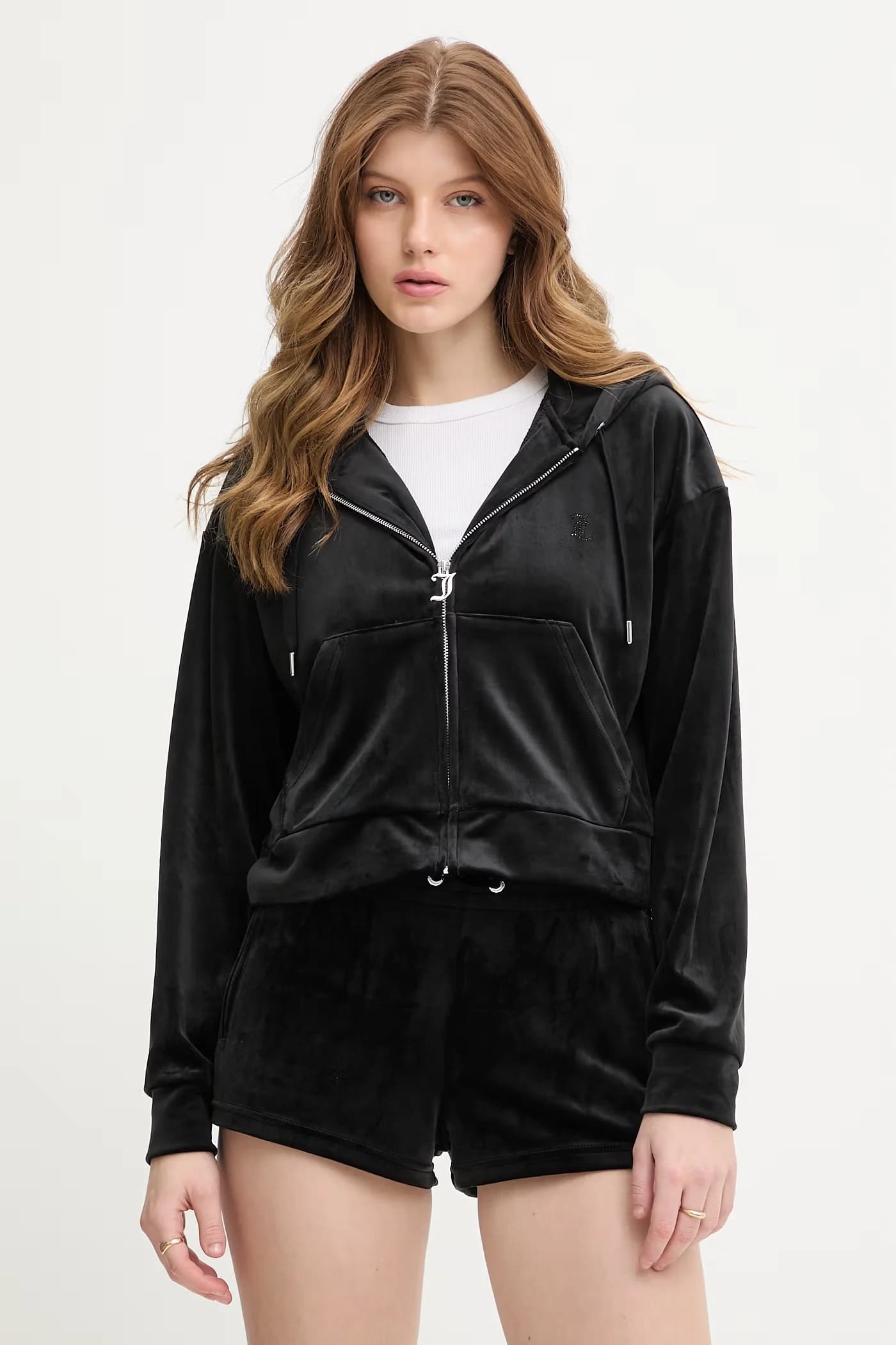 ICCLE HOODIE женская велюровая толстовка - фото 3