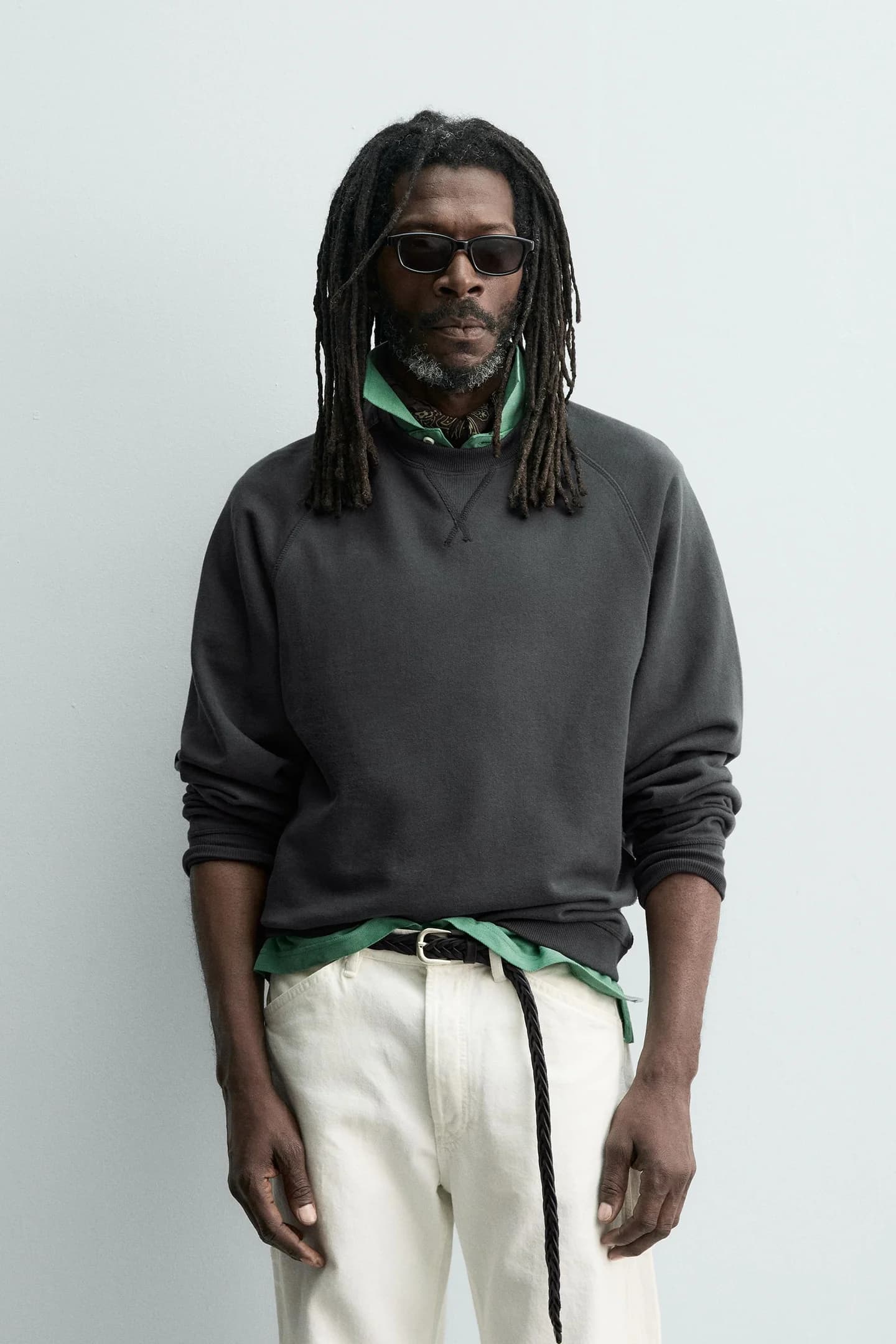 СВИТШОТ С КРУГЛЫМ ВЫРЕЗОМ AARON LEVINE X Zara - фото 1