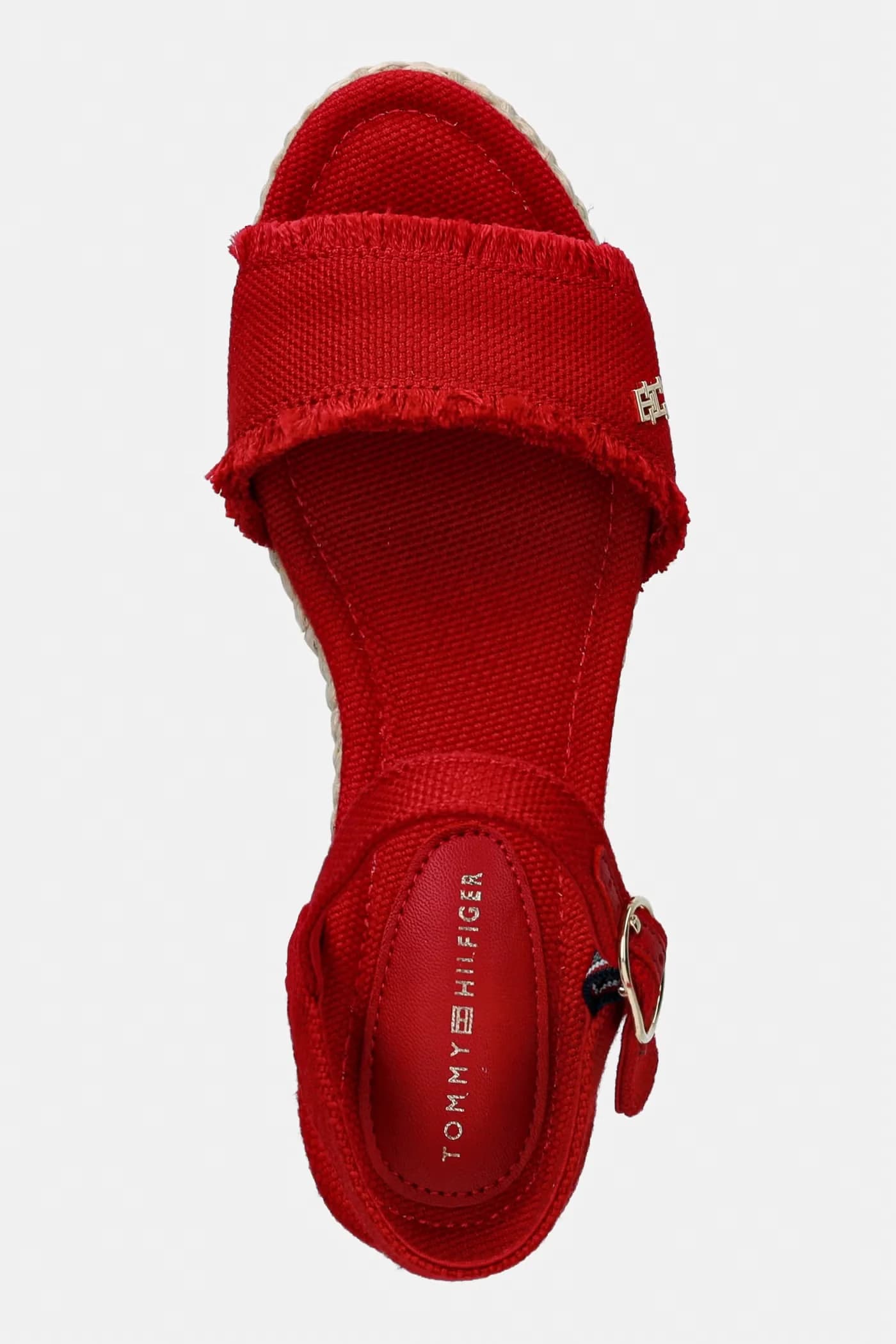 Босоножки на танкетке MID WOVEN WEDGE ESPAD FRINGE - фото 4