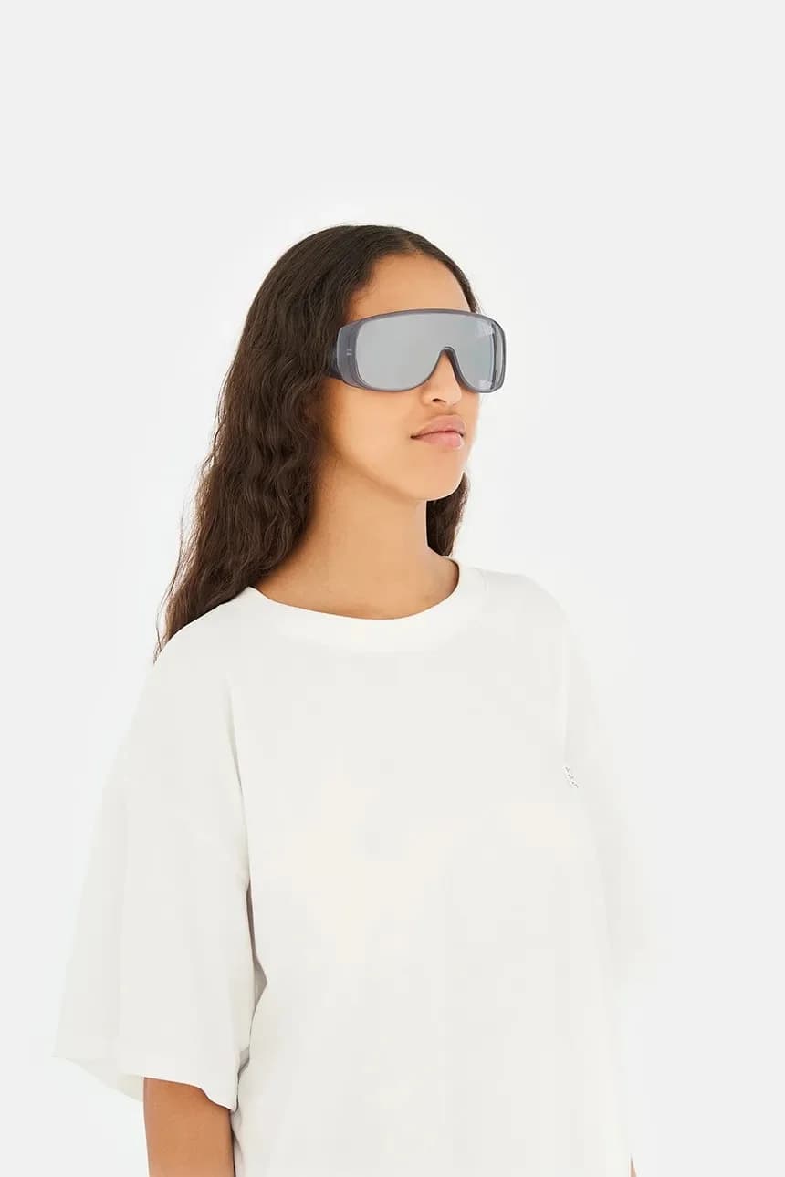 Солнцезащитные очки MARGIELA MM6 MASK GREY - фото 2