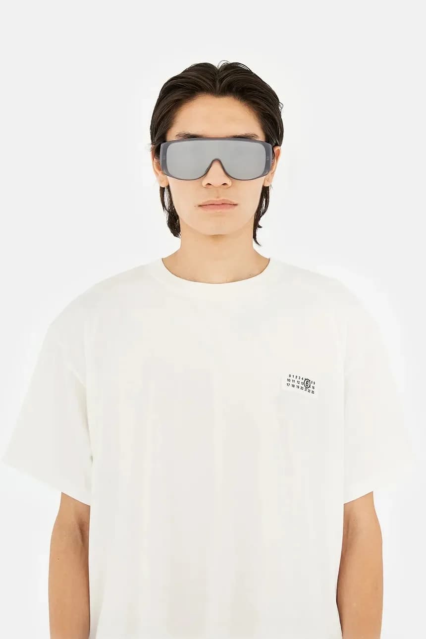 Солнцезащитные очки MARGIELA MM6 MASK GREY - фото 9