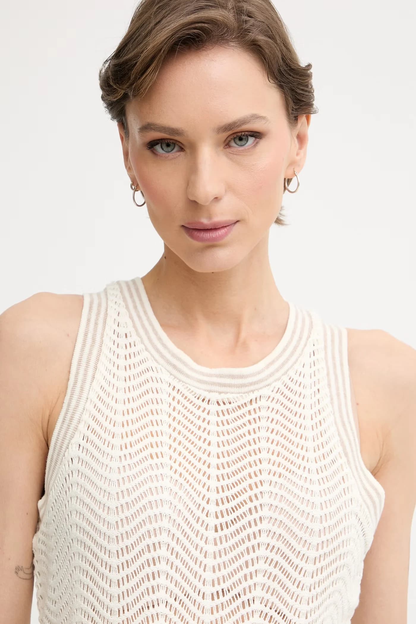 Женский топ из хлопка C Ecela - фото 4