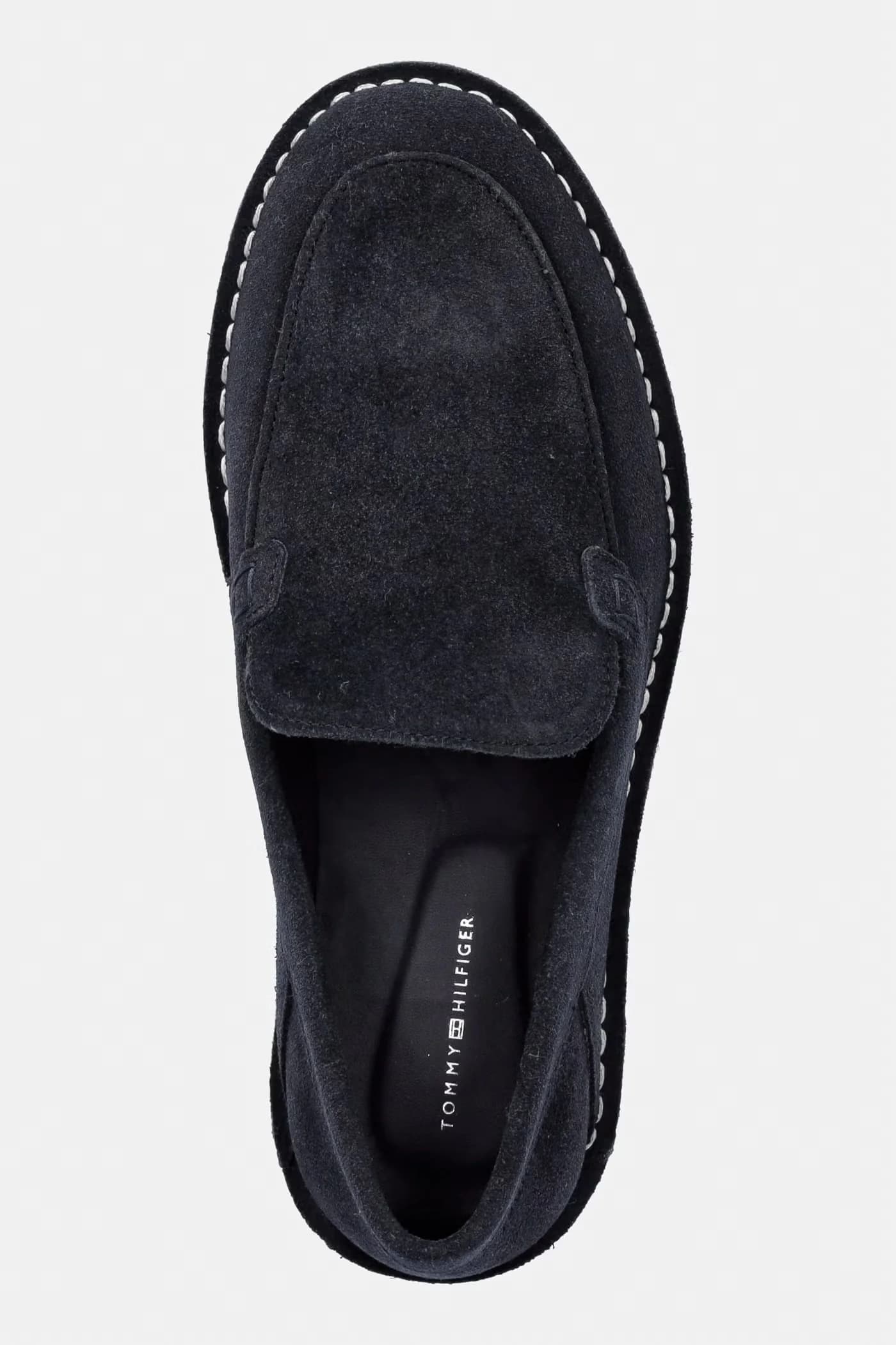 HILFIGER STICHDOWN SUEDE LOAFER мужские замшевые лоферы - фото 4
