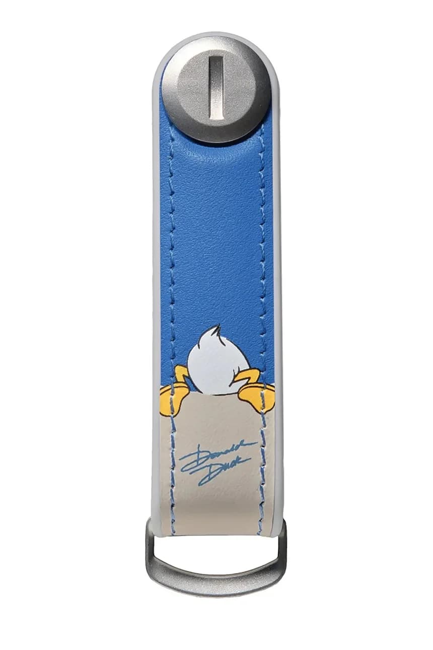 Брелок для ключей Donald Duck из натуральной кожи 8,6 x 2,2 x 2 см - фото 3