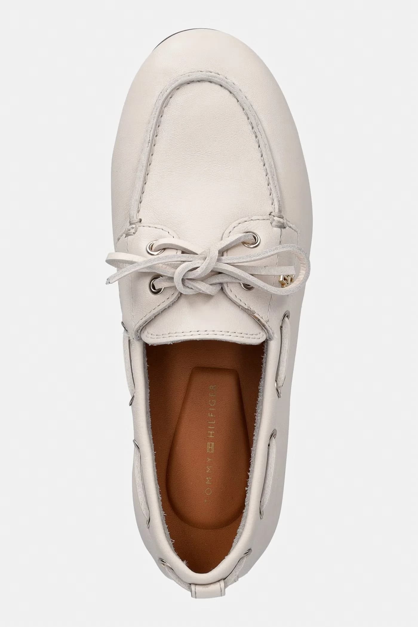 Мокасины женские кожаные TH SLEEK LEATHER BOAT SHOE - фото 4