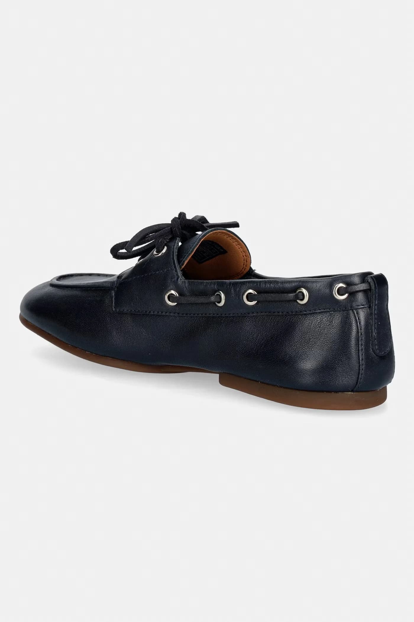 Мокасины женские кожаные TH SLEEK LEATHER BOAT SHOE - фото 3