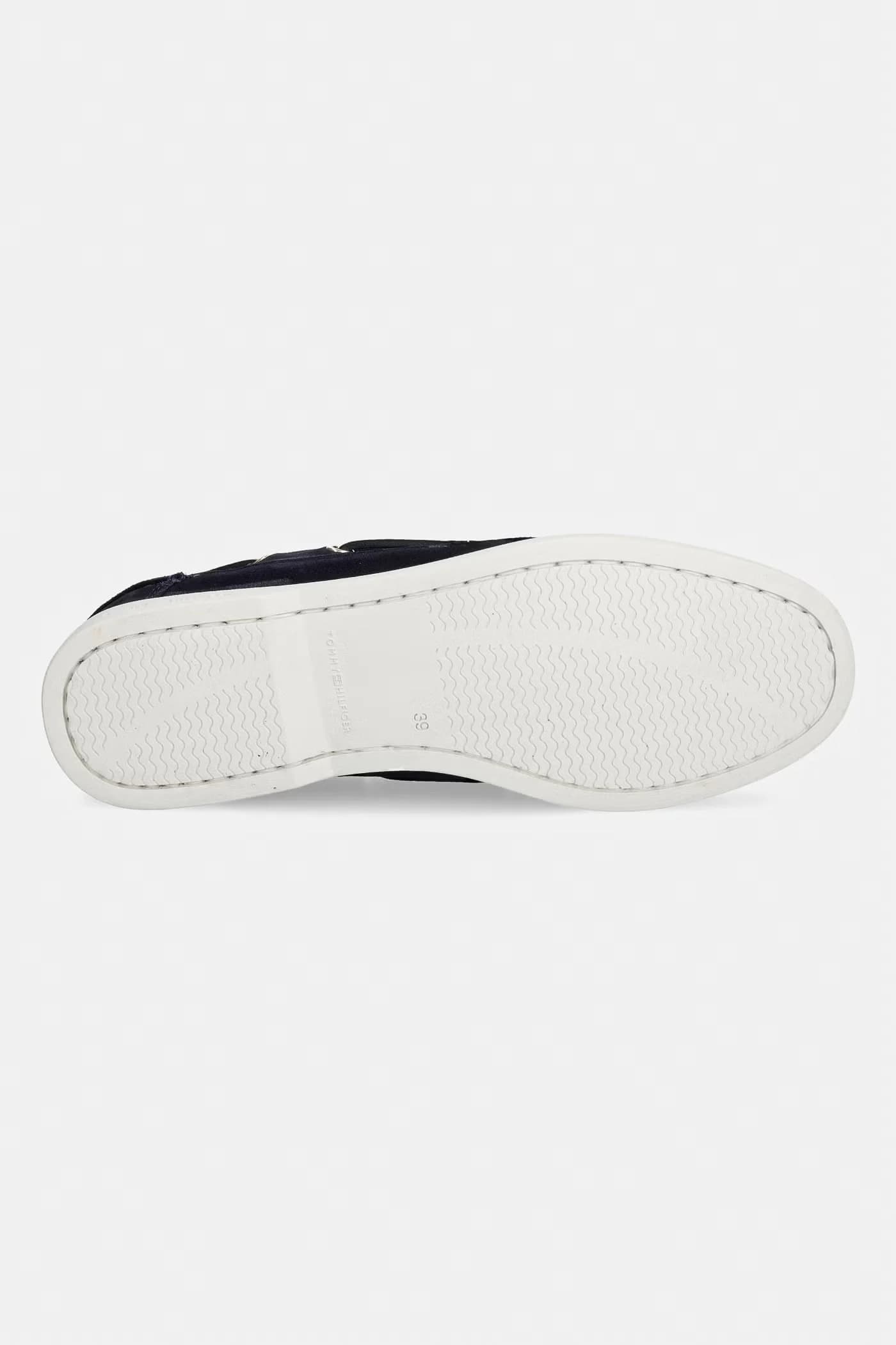 HILFIGER SUEDE BOAT SHOE женские замшевые мокасины - фото 5
