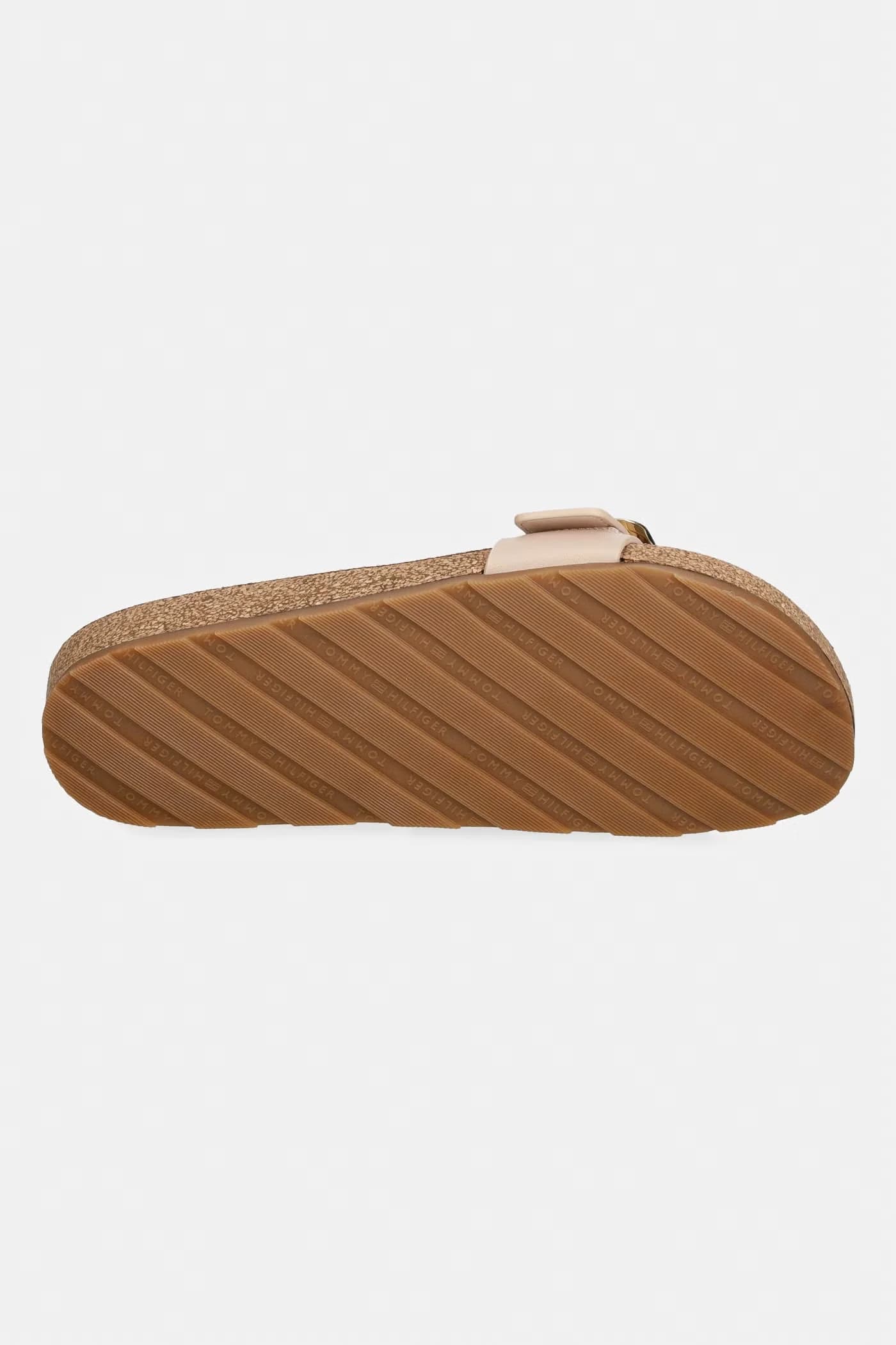 Тапочки женские кожаные TH CLASSIC CORK SANDAL PEARL LTH - фото 5