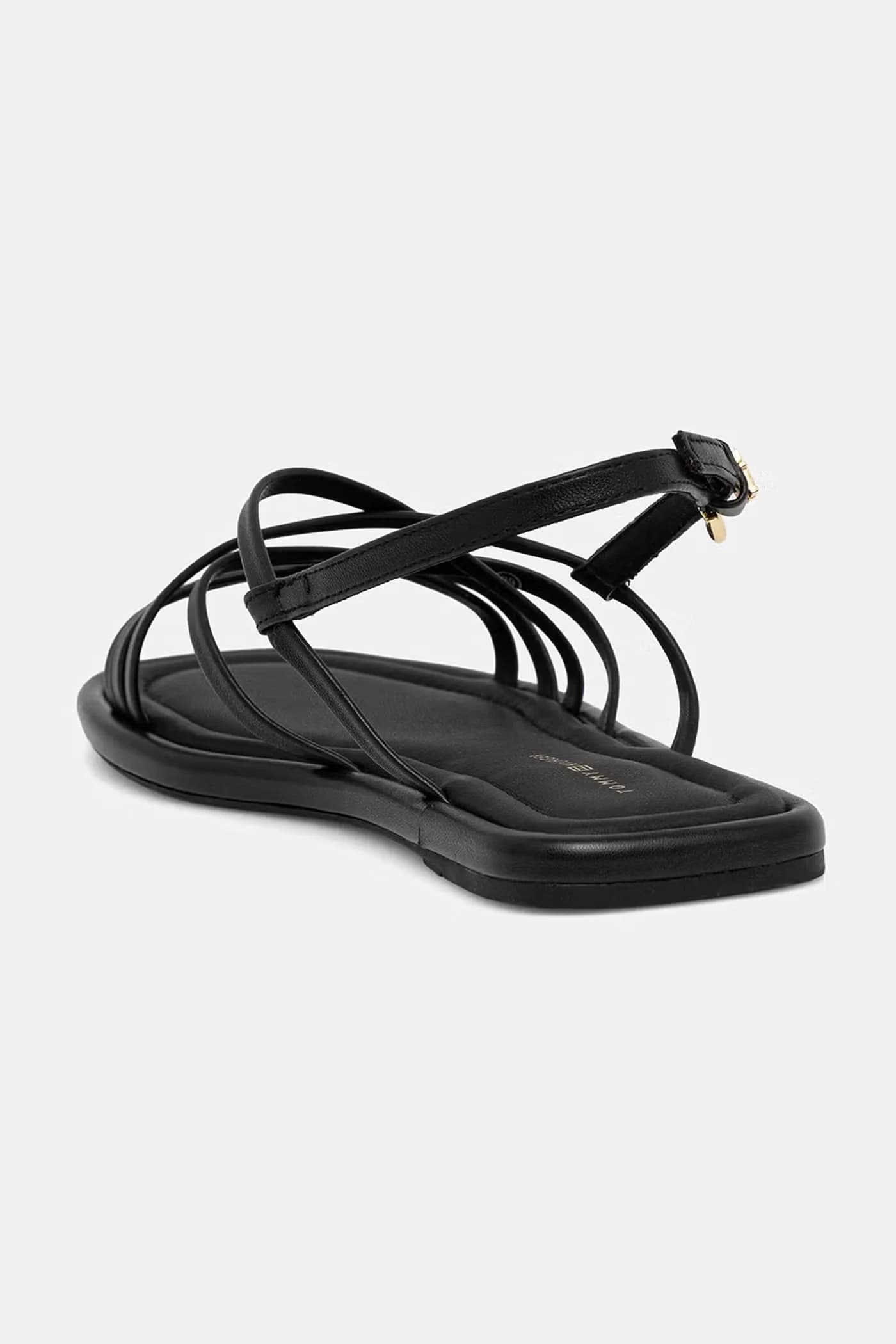 Женские кожаные сандалии FLAT STRAPPY SANDAL LTH - фото 3