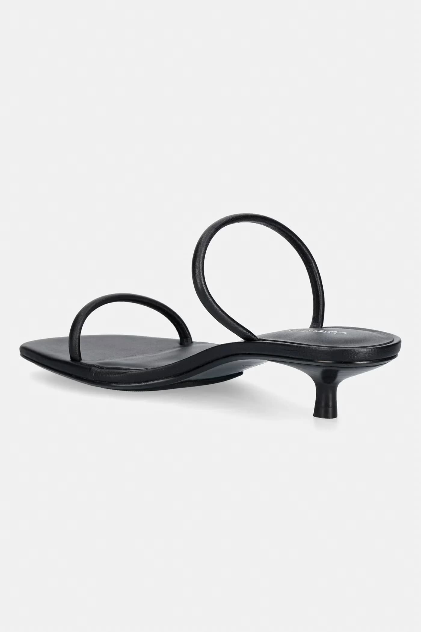 Кожаные босоножки на высоком каблуке KITT HEEL SNDL DOUBLE STRAP LTH - фото 3