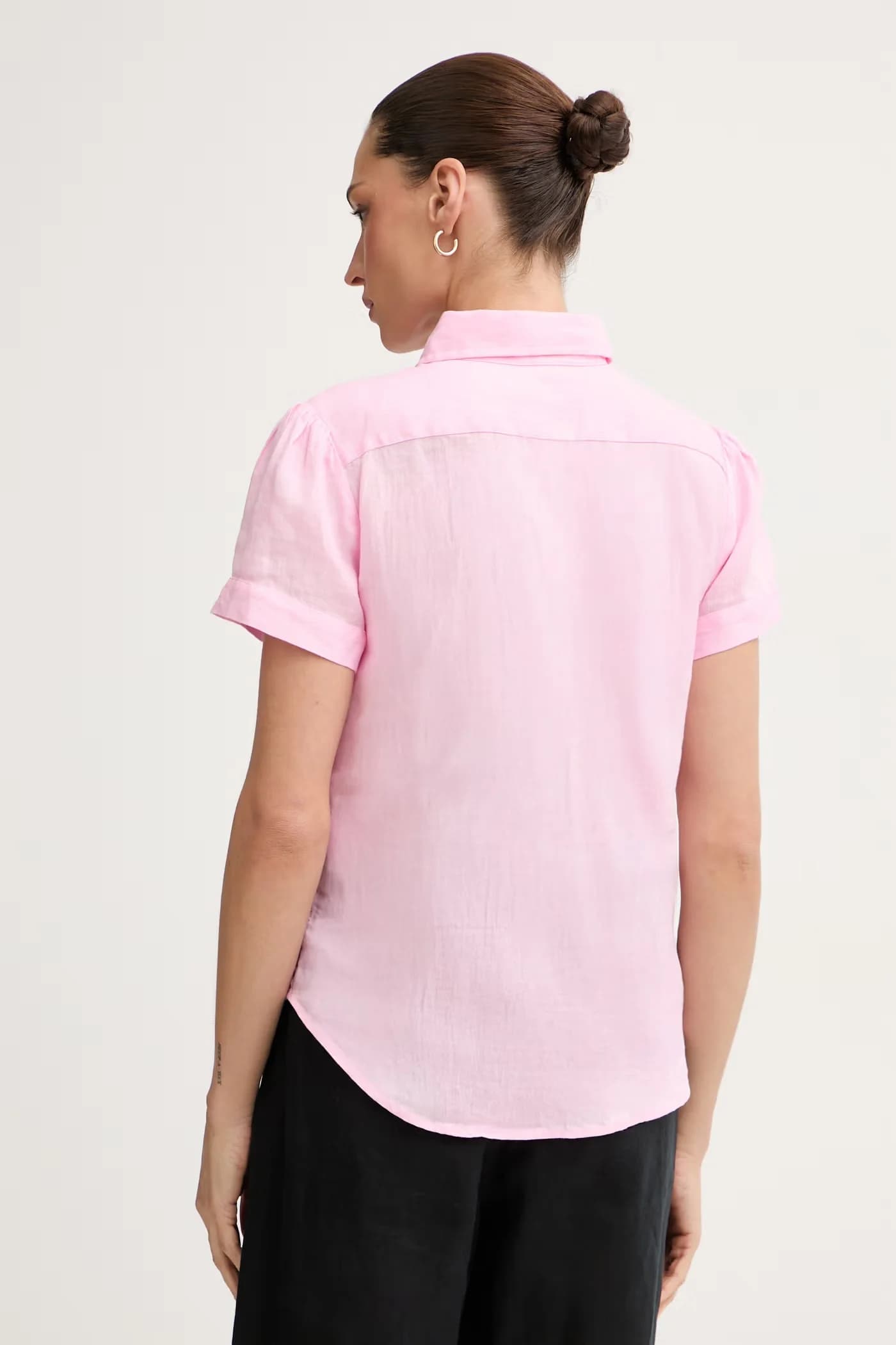 Рубашка женская льняная PD LINEN-WVN-SHIRT - фото 3