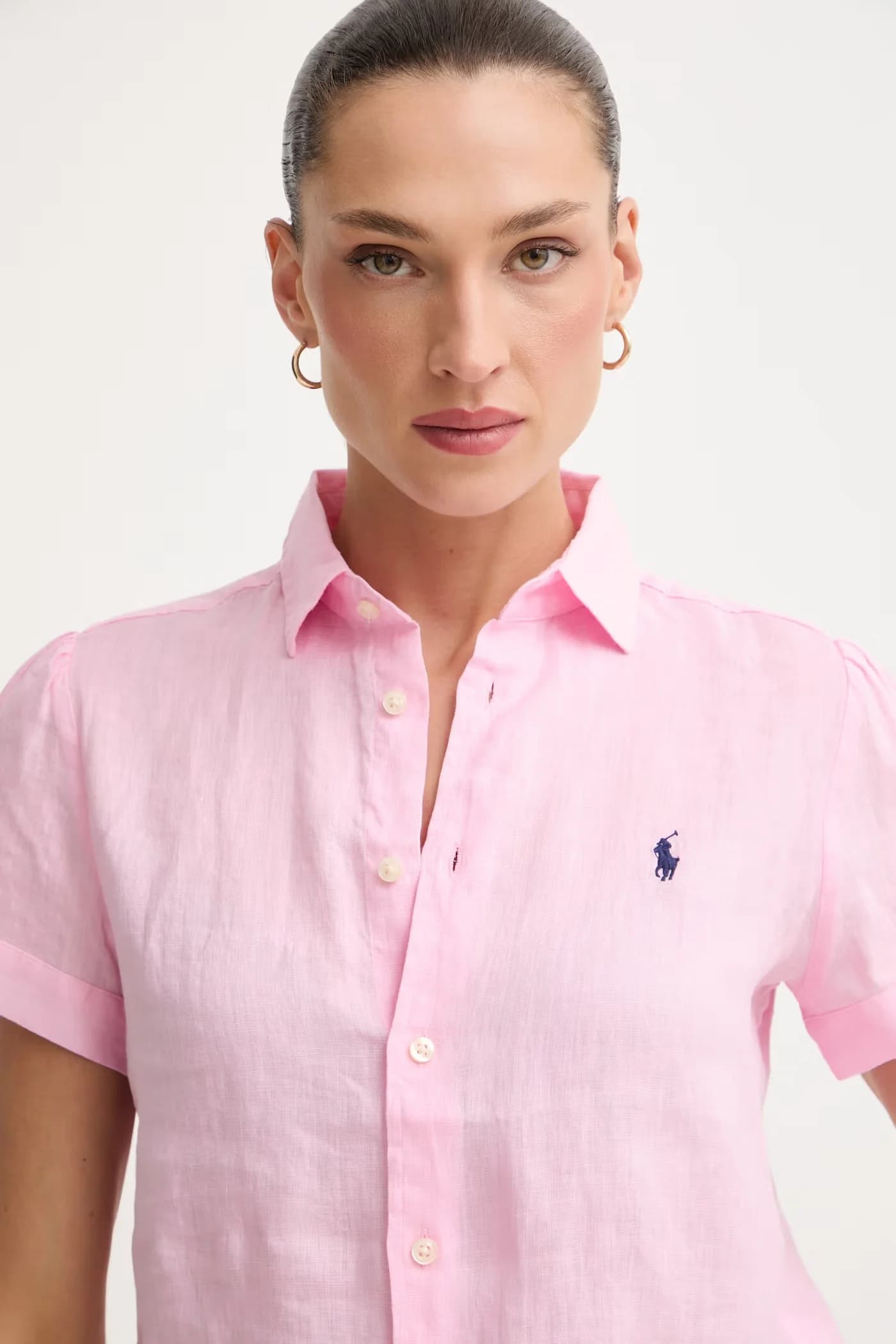 Рубашка женская льняная PD LINEN-WVN-SHIRT - фото 4