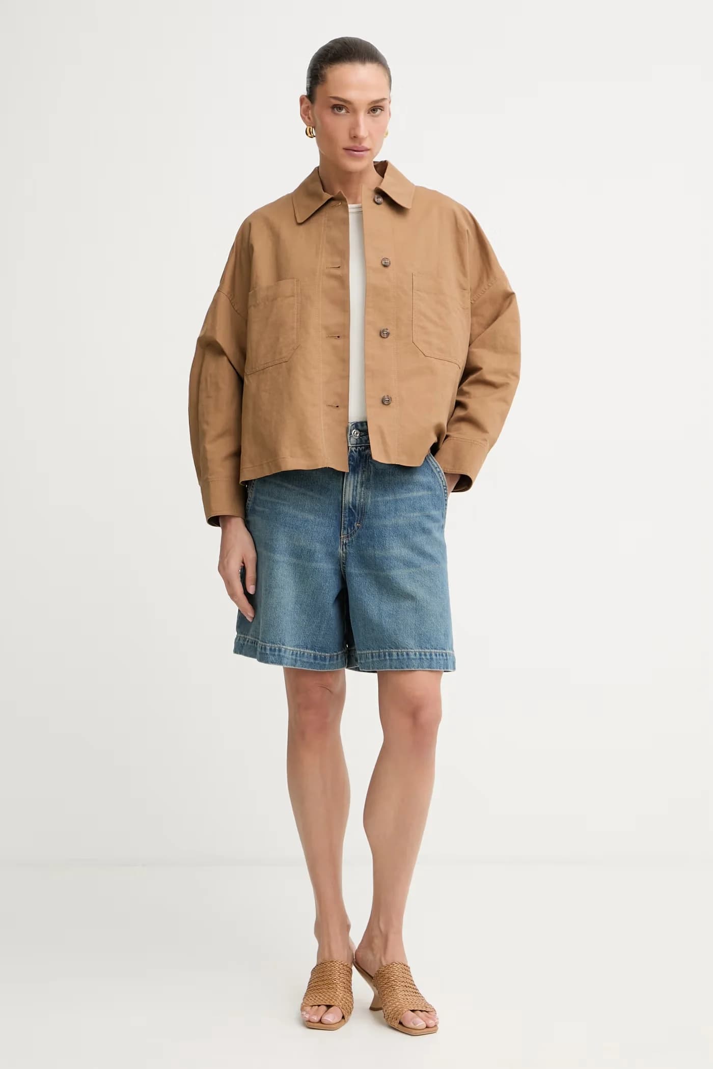 ALLEXY DENIM SHORT женские джинсовые шорты - фото 2