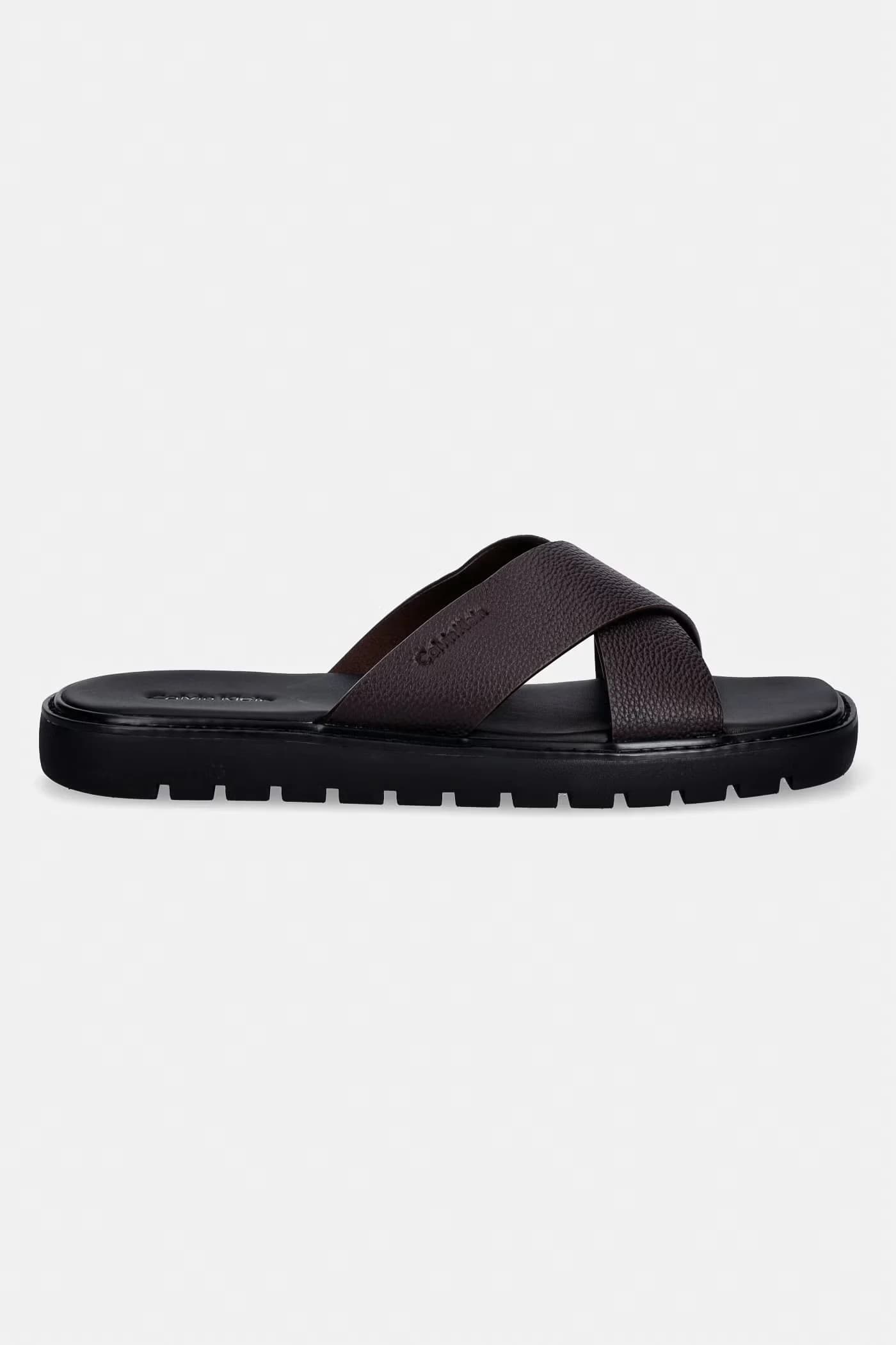 Мужские кожаные шлепанцы SQ MOLDED SANDAL XCROSS LTH - фото 2