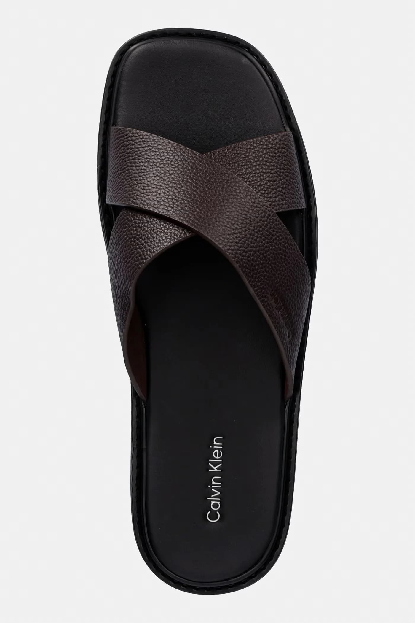 Мужские кожаные шлепанцы SQ MOLDED SANDAL XCROSS LTH - фото 4