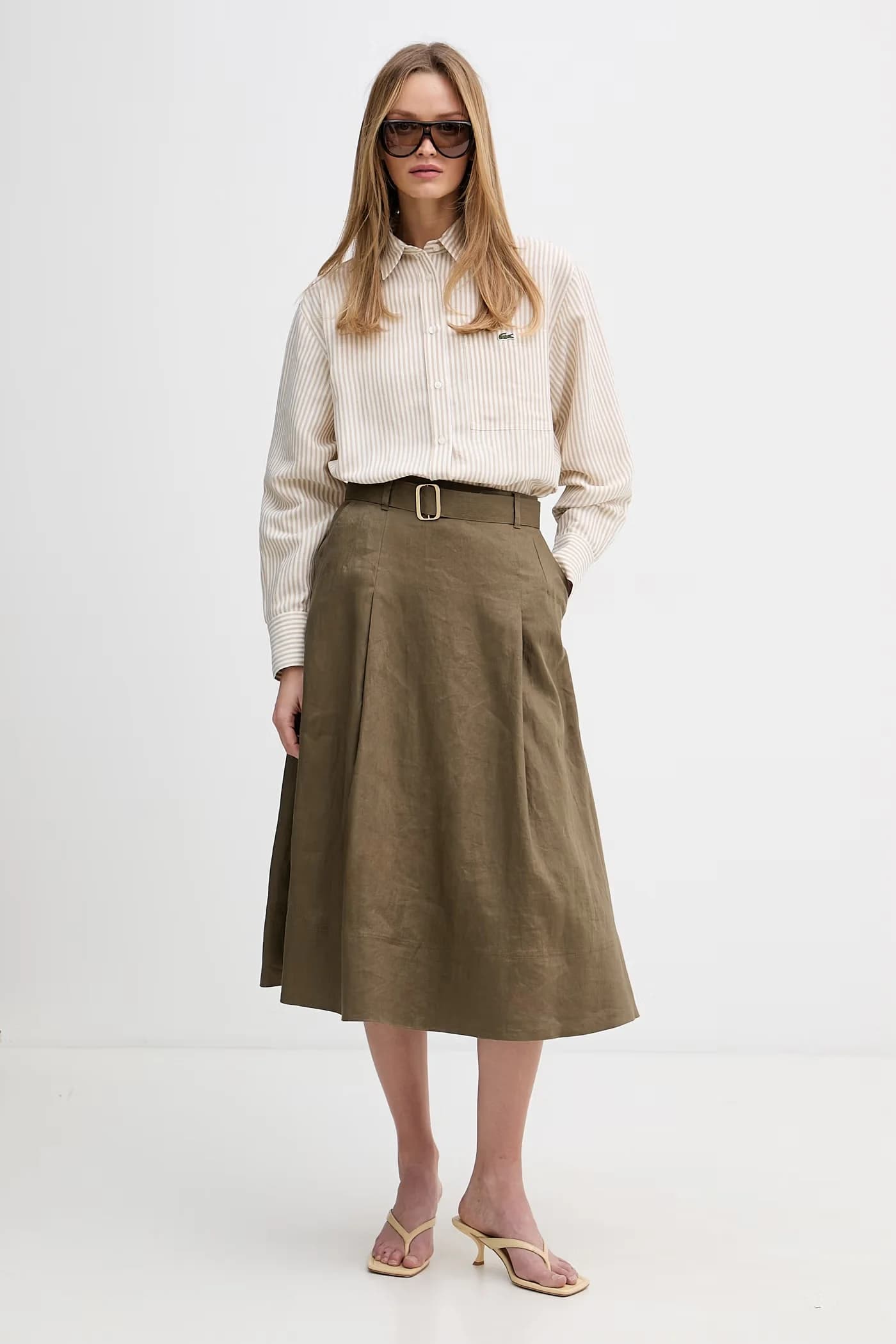 Женская льняная рубашка - фото 2
