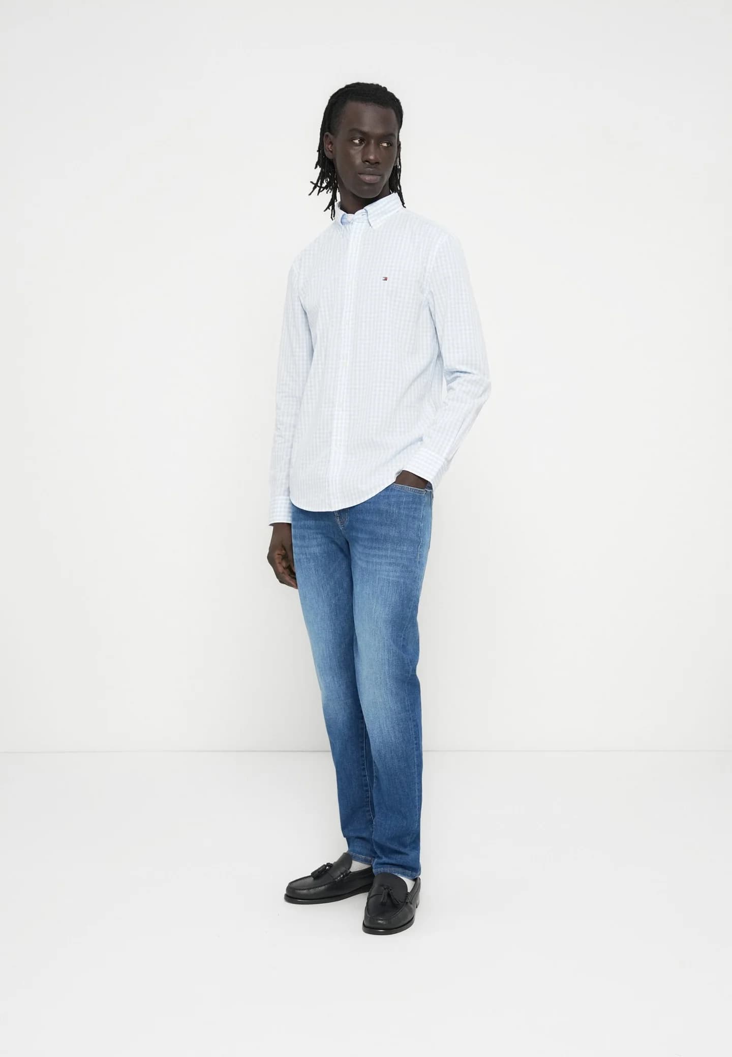FLEX POPLIN GINGHAM - Рубашка - фото 2