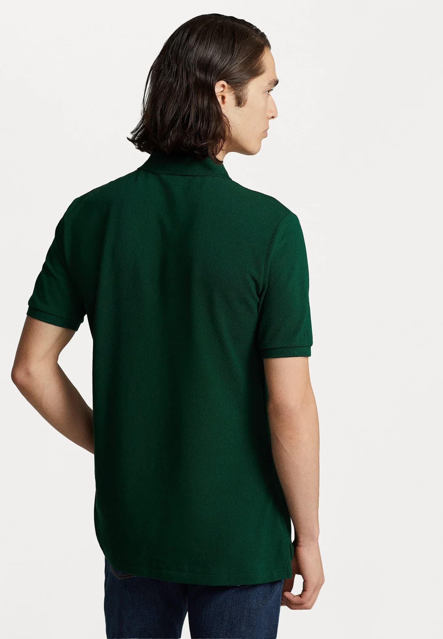 SLIM FIT MESH POLO SHIRT - Рубашка поло - фото 3