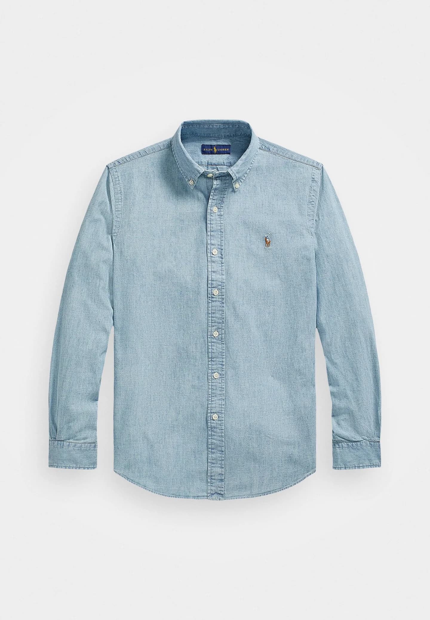 РУБАШКА CUSTOM FIT CHAMBRAY - Рубашка - фото 4