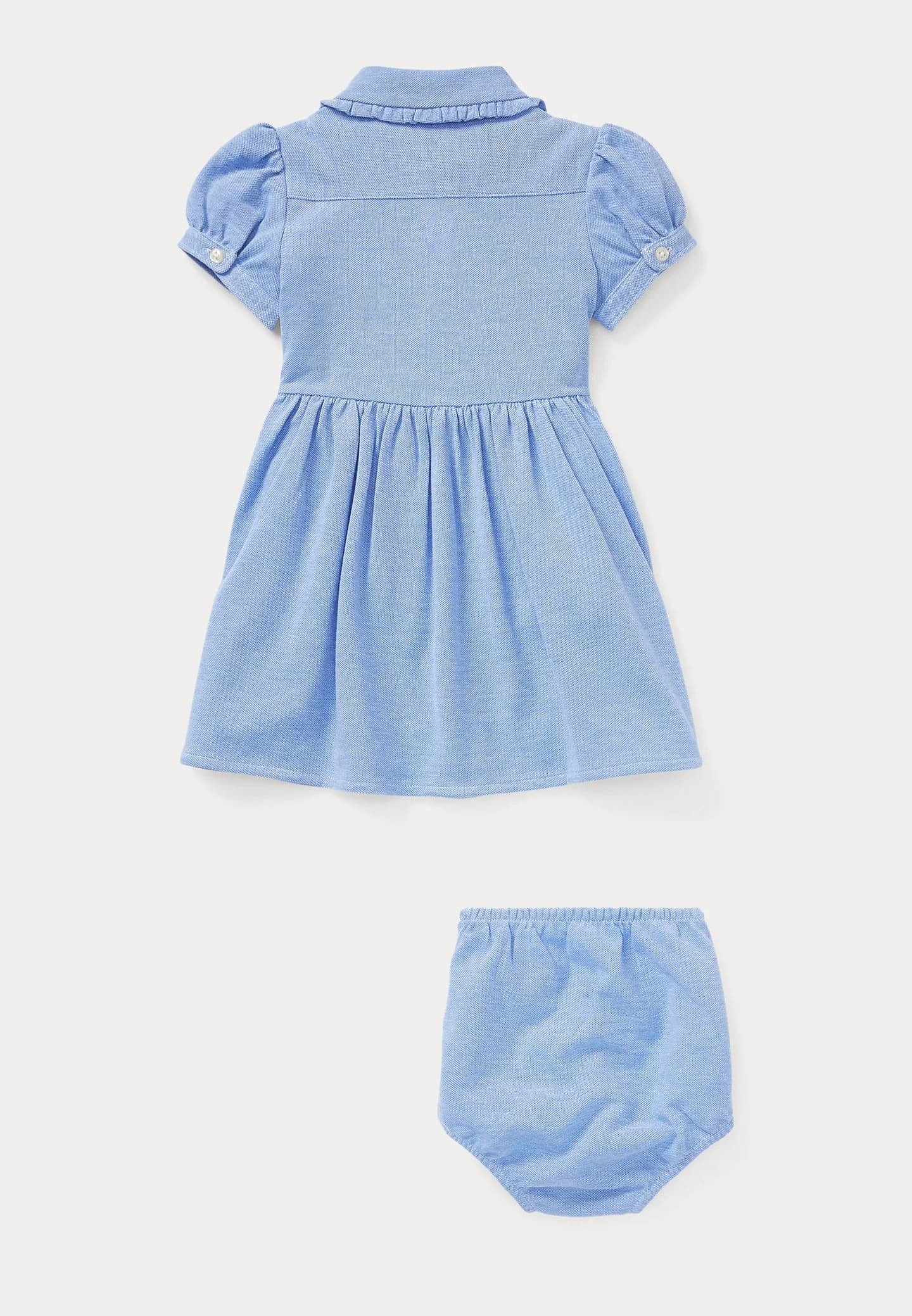 KNIT MESH OXFORD DRESS & BLOOMER - Летнее платье - фото 2
