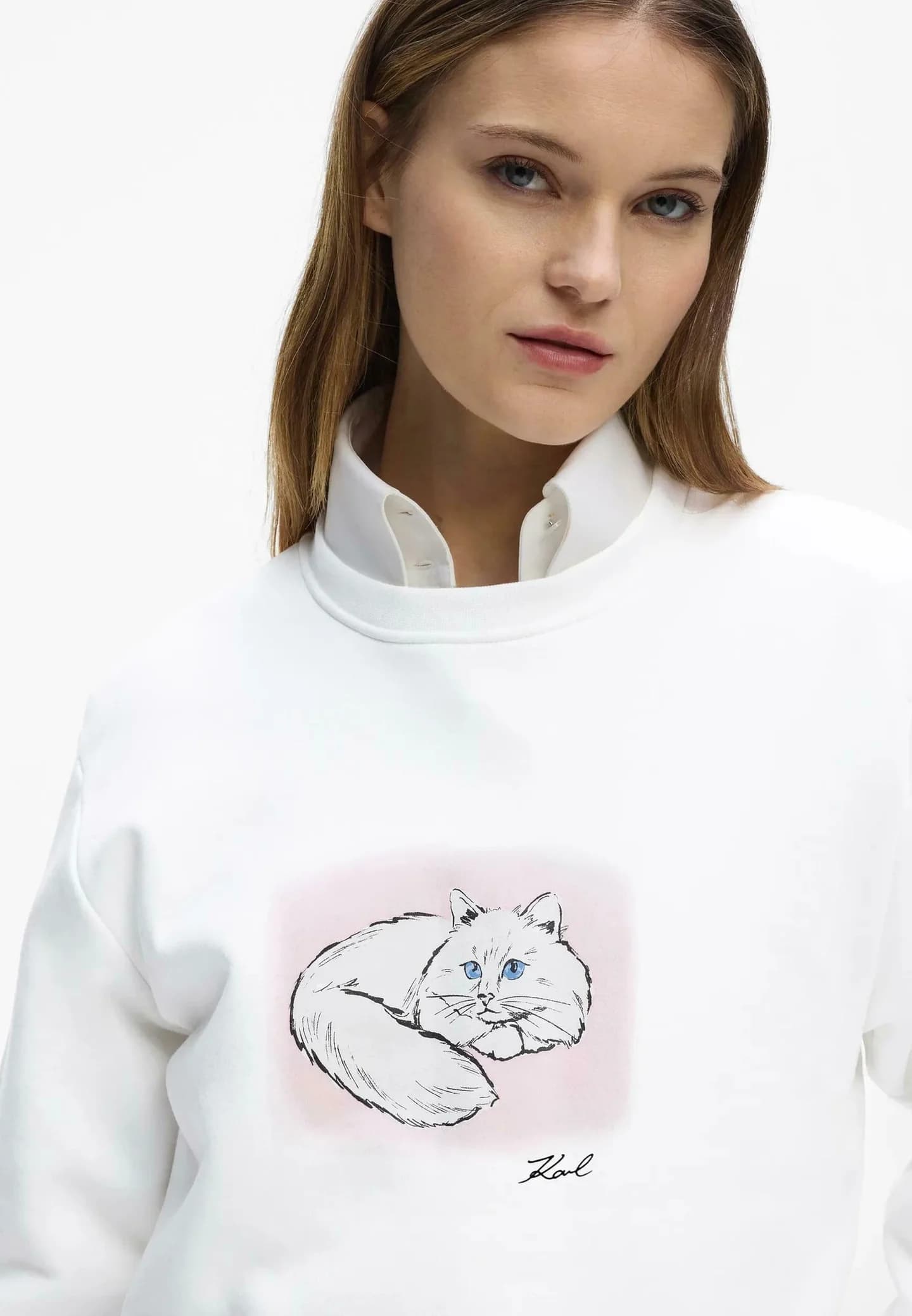 ILLUSTRATED PORTRAIT RELAXED - Толстовка - фото 3