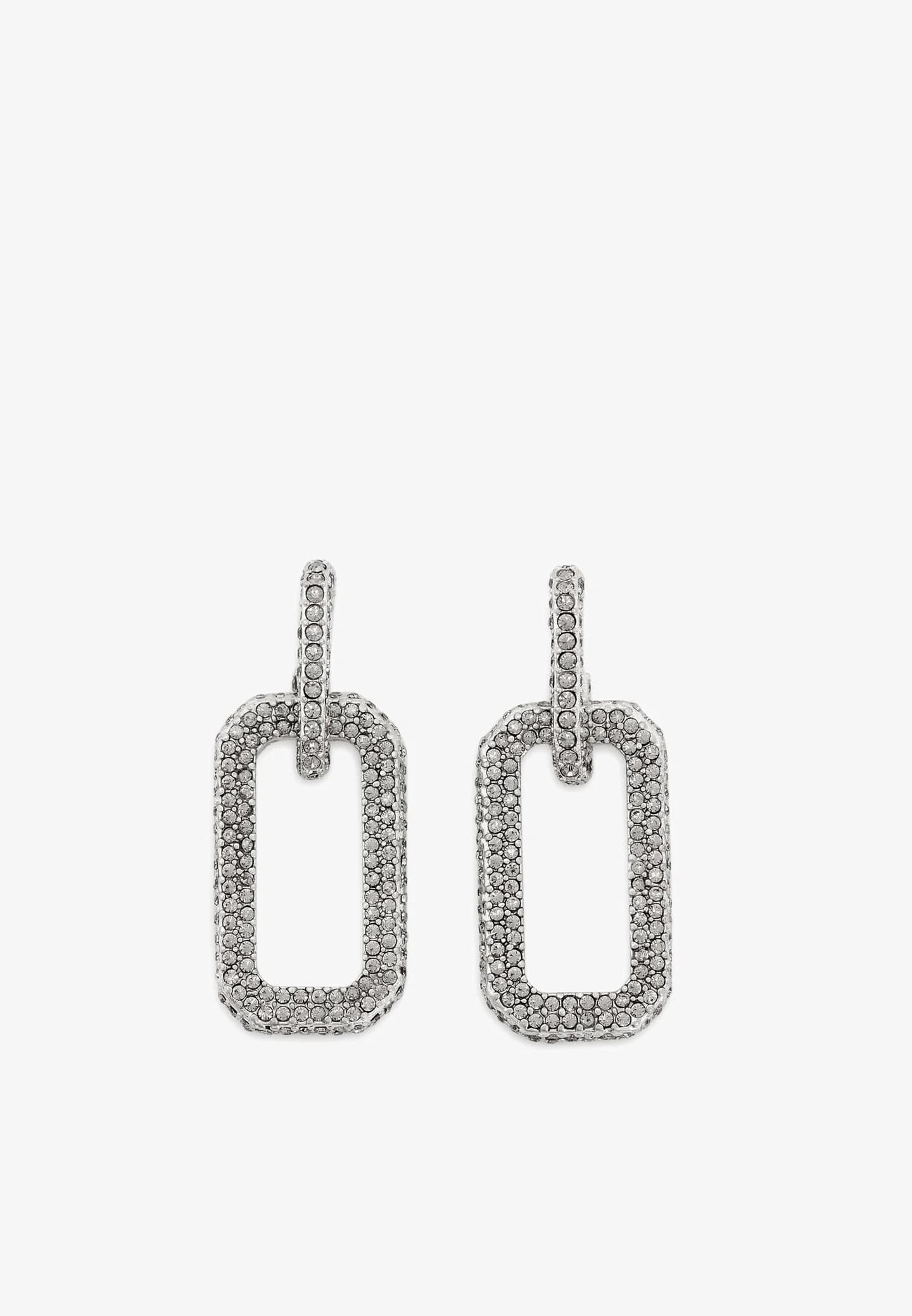 PAVE LINK DROP - Серьги - фото 1