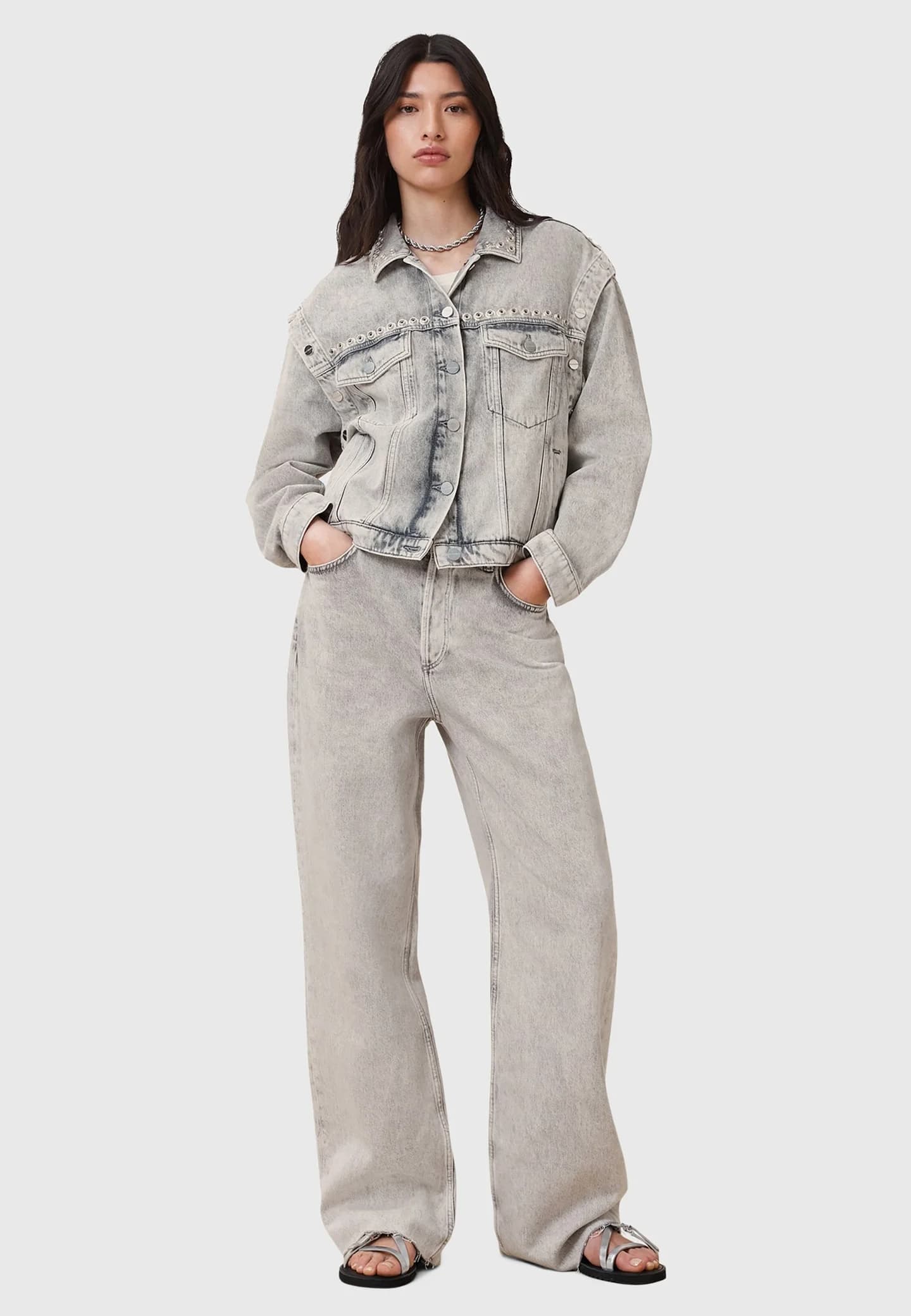 CHLO STUD JACKET - Джинсовая куртка - фото 2