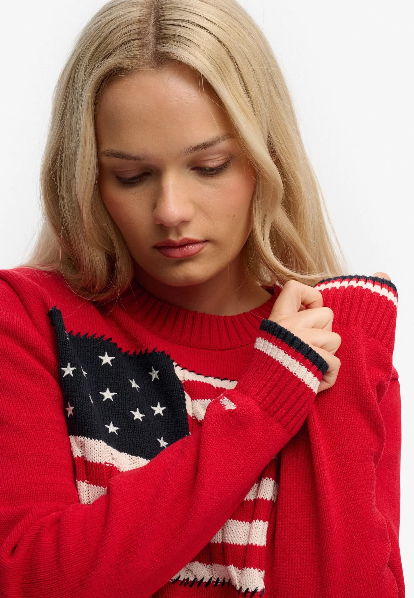 ATHLETIC ESSENTIALS AMERICANA FLAG — Свитер - фото 5