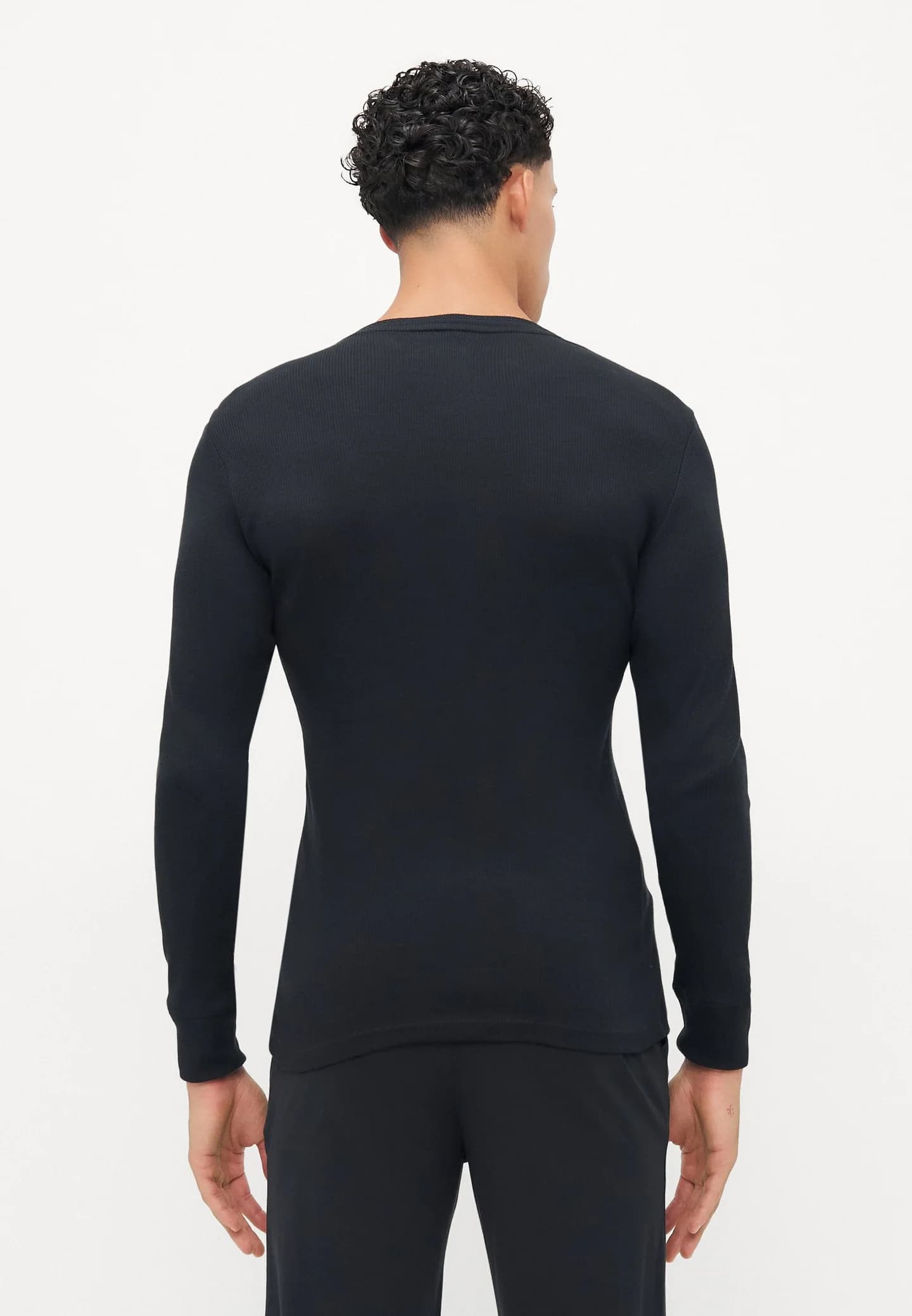 LONG SLEEVE HENLEY - Рубашка для сна - фото 3