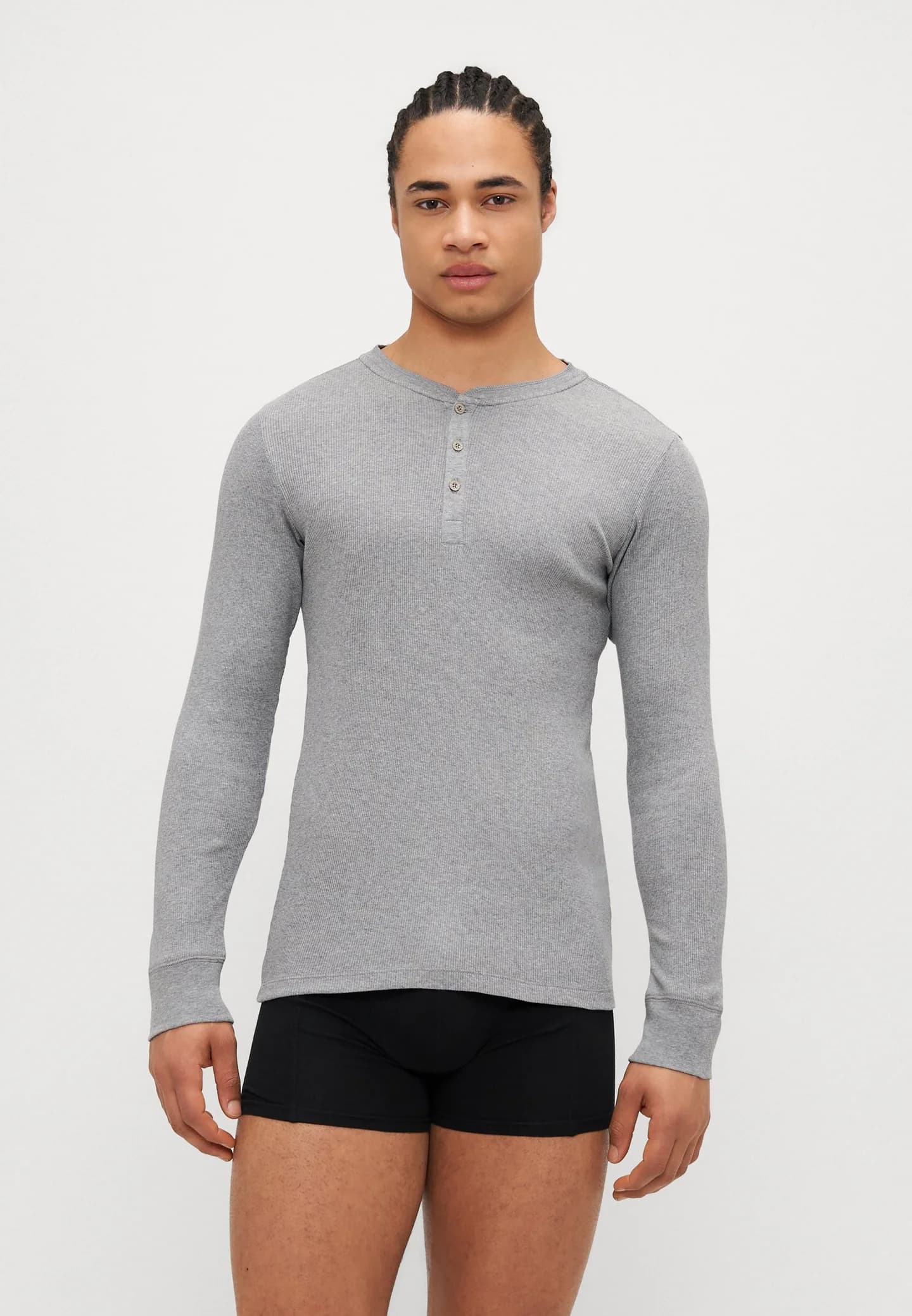 LONG SLEEVE HENLEY - Рубашка для сна - фото 2