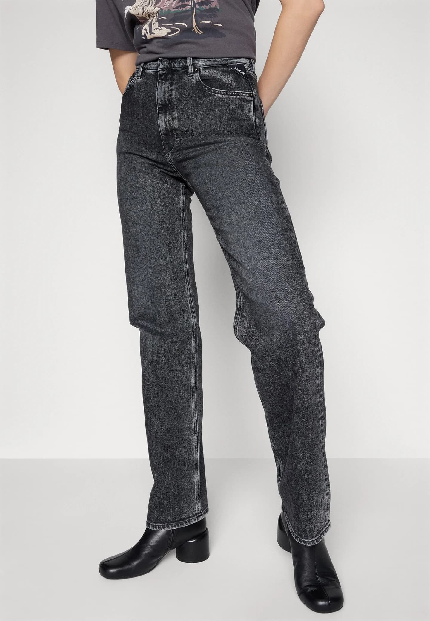 LAELJ PANTS – Джинсы свободного кроя - фото 4