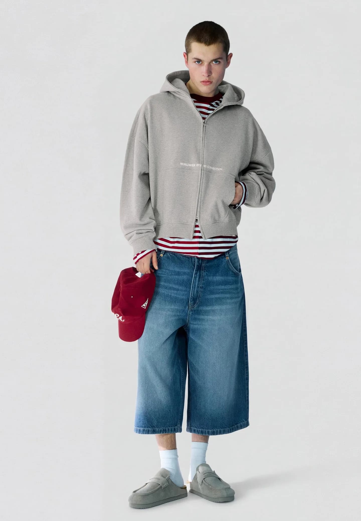 BOXY CROP – Толстовка на молнии - фото 2