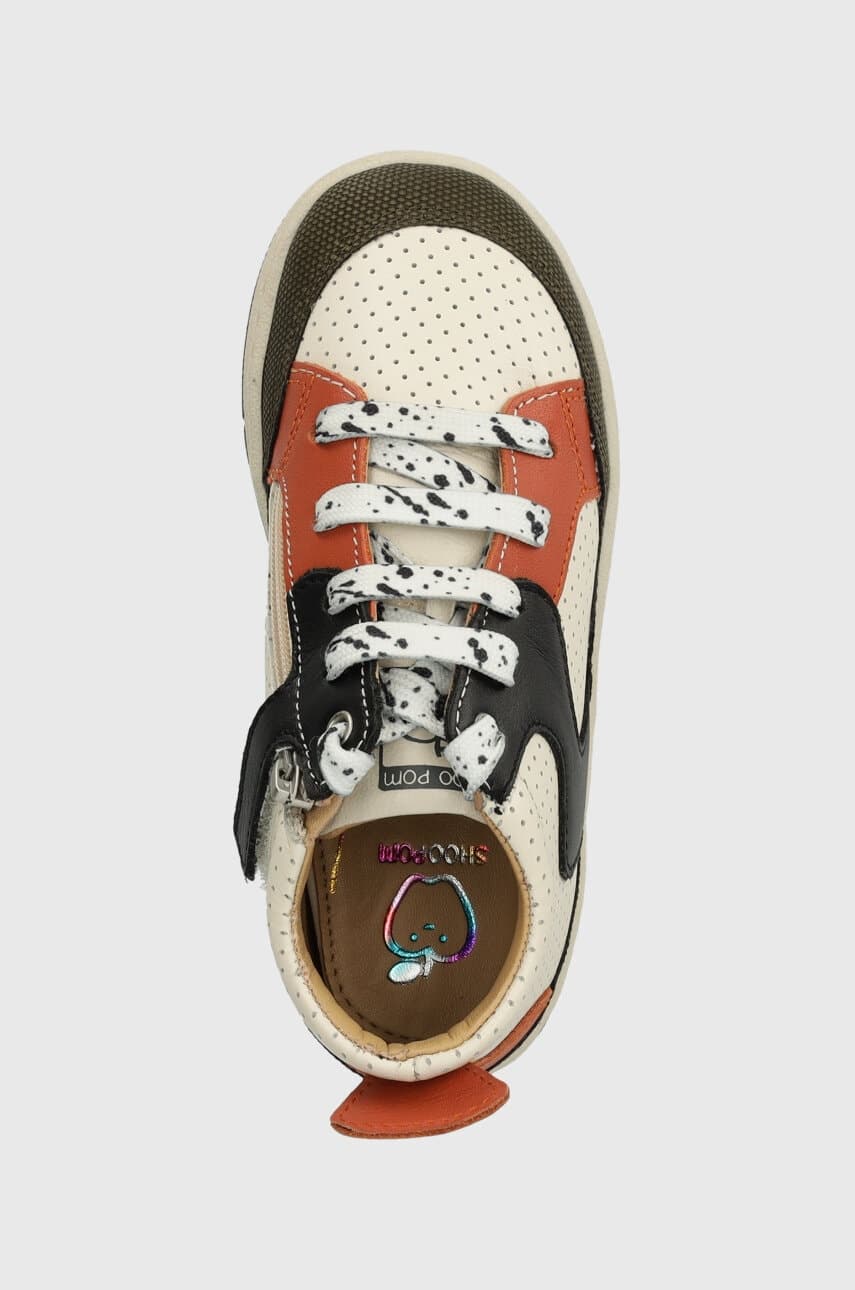 Детские кожаные кроссовки - фото 4